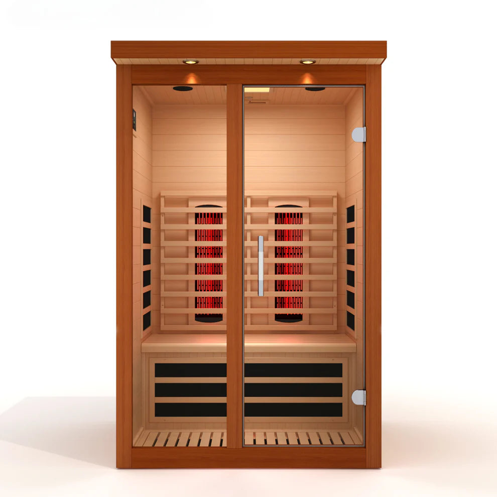 Llumeneres 2-Person Full Spectrum Near Zero EMF FAR Infrared Sauna