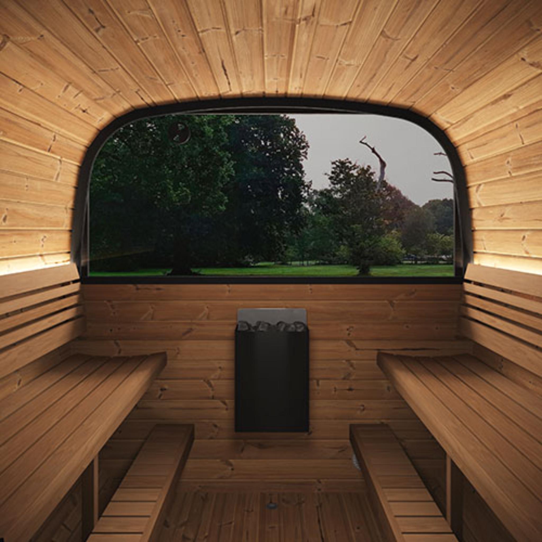 SaunaLife Model CL12GCP Premium Outdoor Sauna | Up to 8 Persons