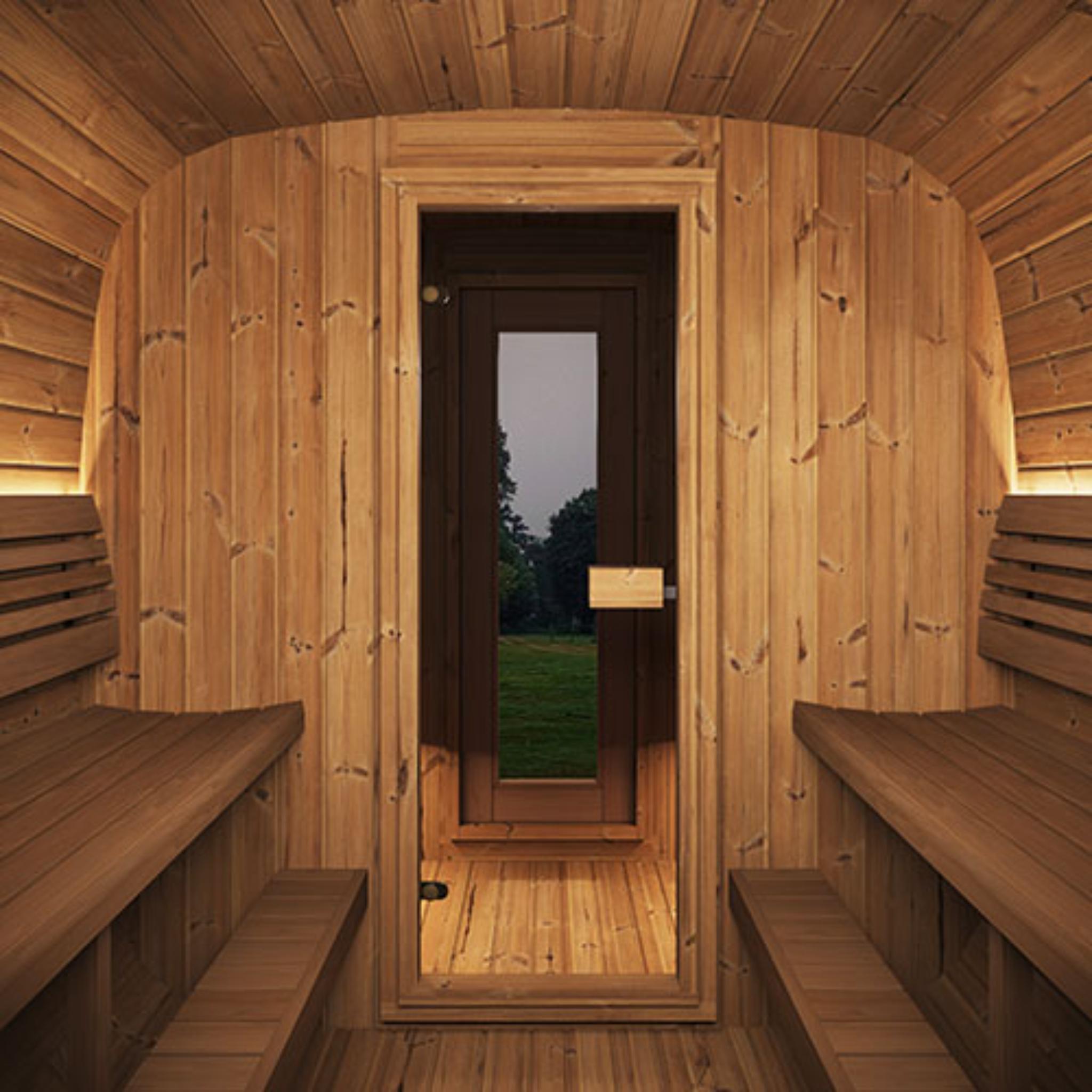 SaunaLife Model CL12GCP Premium Outdoor Sauna | Up to 8 Persons