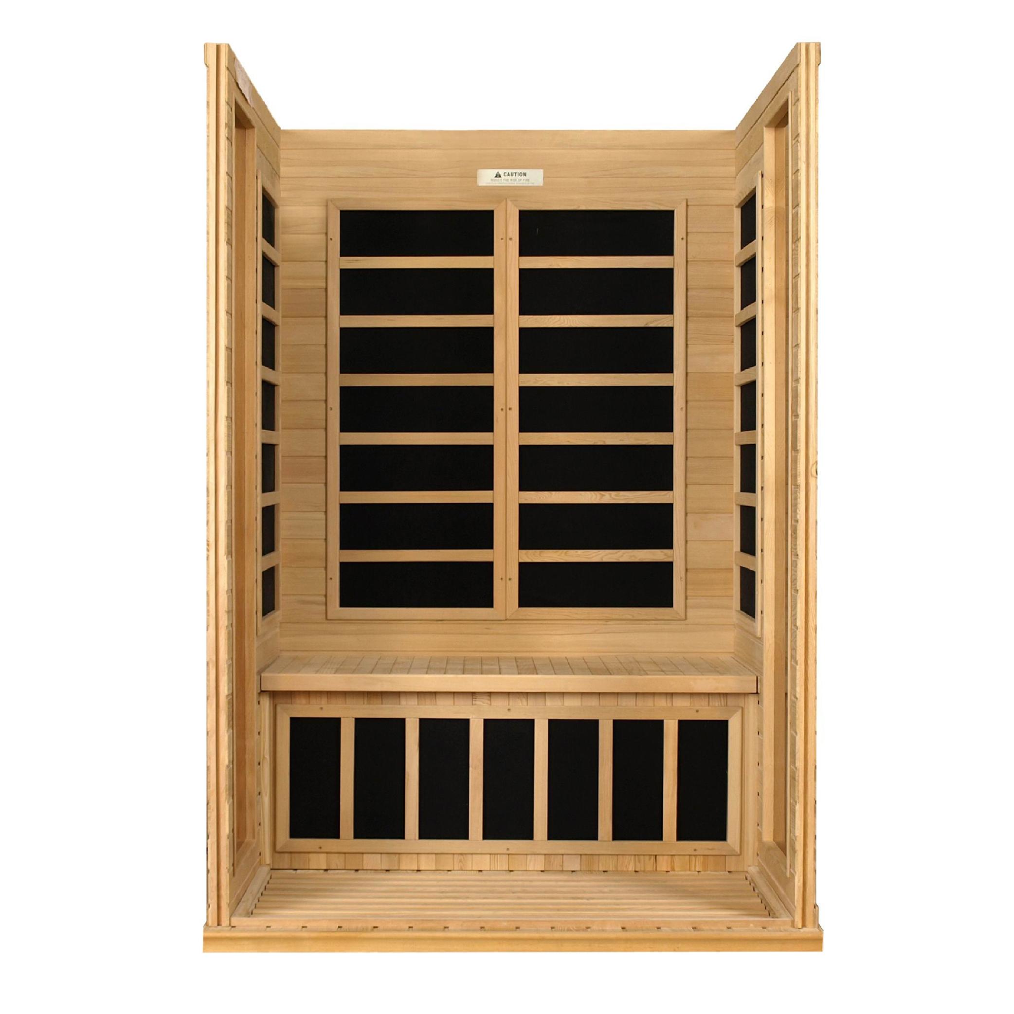 Versailles 2-person Low EMF FAR Infrared Sauna