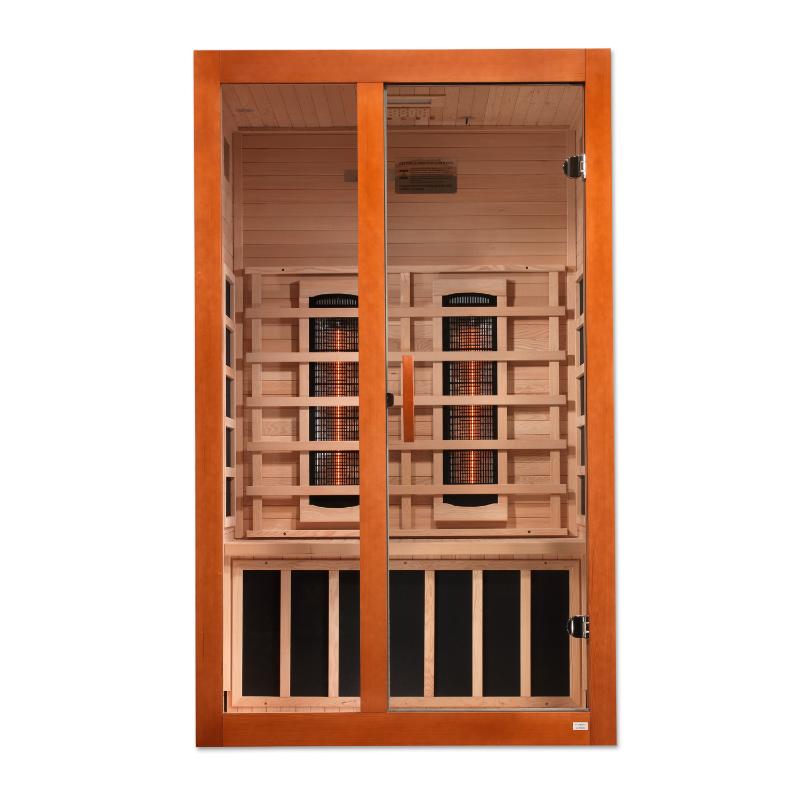 Santiago 2-Person Full Spectrum Near Zero EMF FAR Infrared Sauna