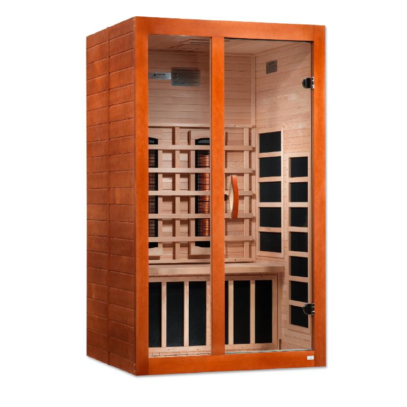 Santiago 2-Person Full Spectrum Near Zero EMF FAR Infrared Sauna