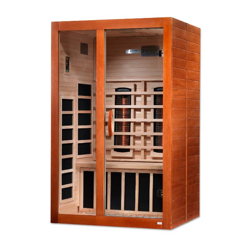 Santiago 2-Person Full Spectrum Near Zero EMF FAR Infrared Sauna
