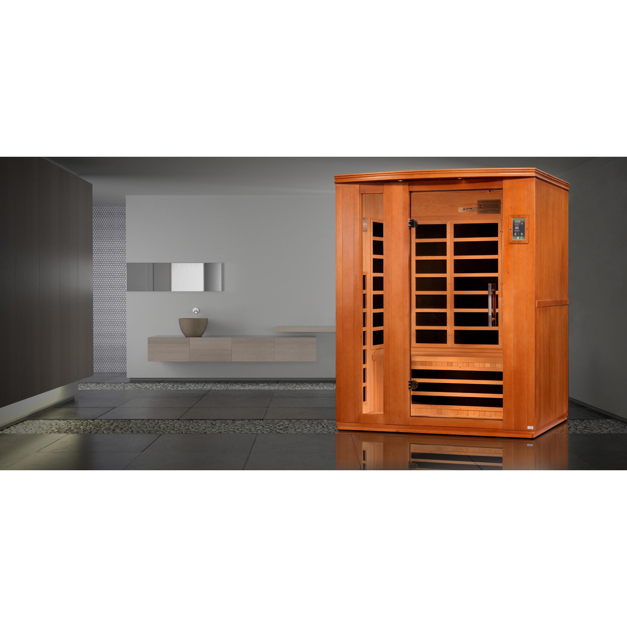 Lugano 3-person Low EMF FAR Infrared Sauna