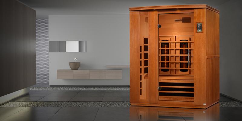 Lugano 3-Person Full Spectrum Near Zero EMF FAR Infrared Sauna