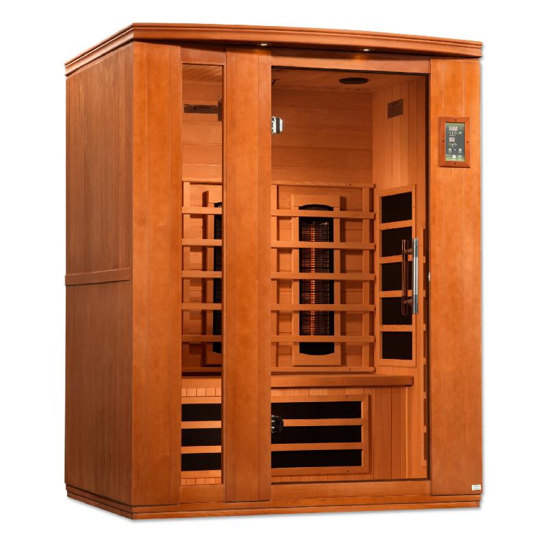 Lugano 3-Person Full Spectrum Near Zero EMF FAR Infrared Sauna