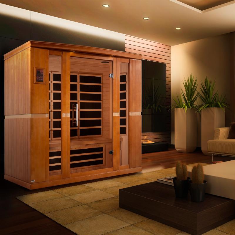 Bergamo Elite 4-person Ultra Low EMF FAR Infrared Sauna