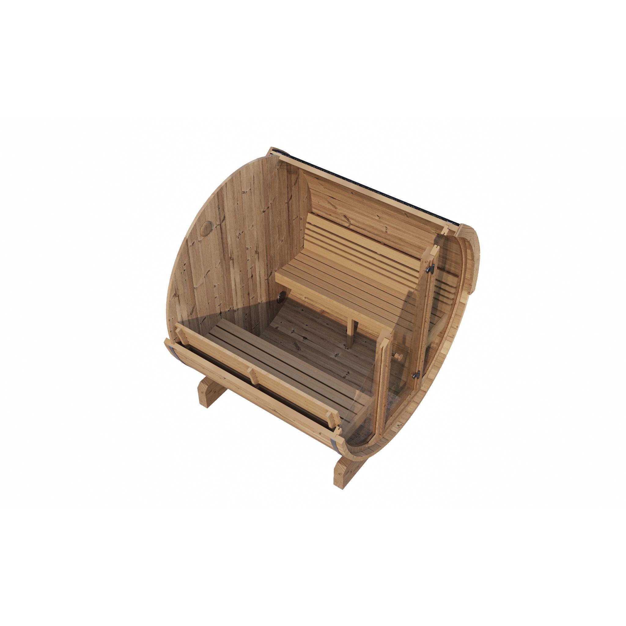 SaunaLife Model E7G Premium Outdoor Sauna | Up to 4 Persons