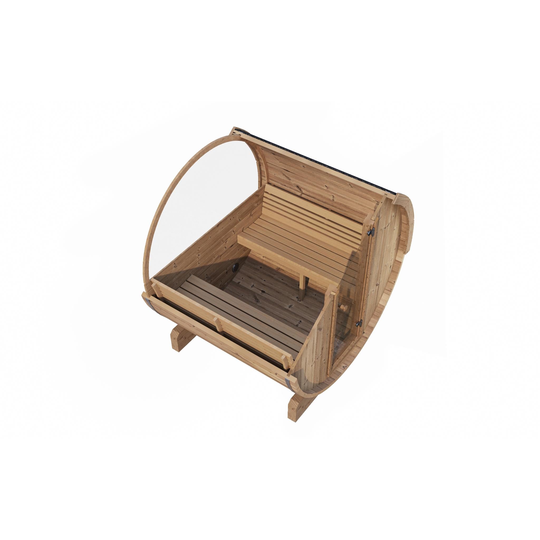 SaunaLife Model E7W Premium Outdoor Sauna | Up to 4 Persons