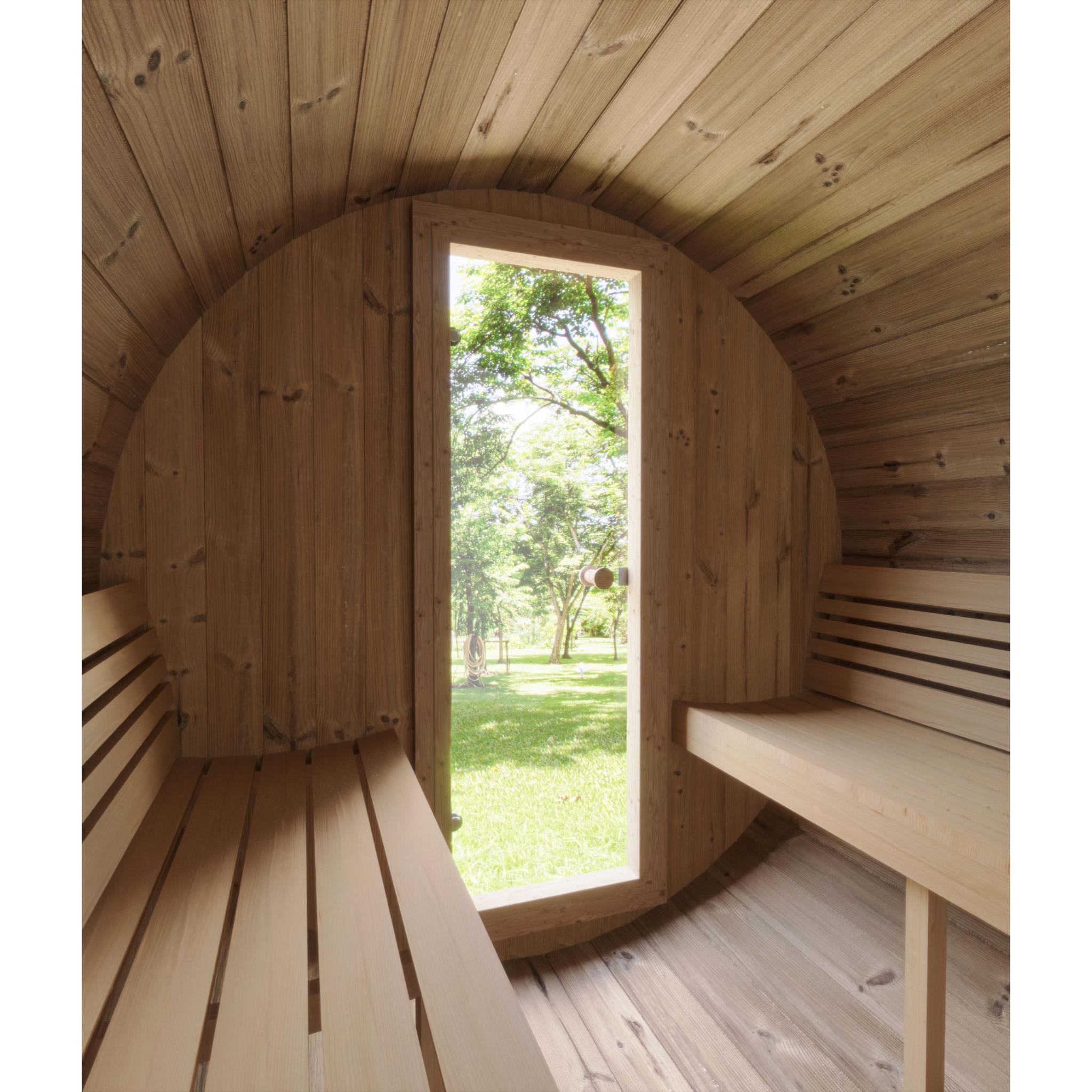 SaunaLife Model E8 Premium Outdoor Sauna | Up to 6 Persons