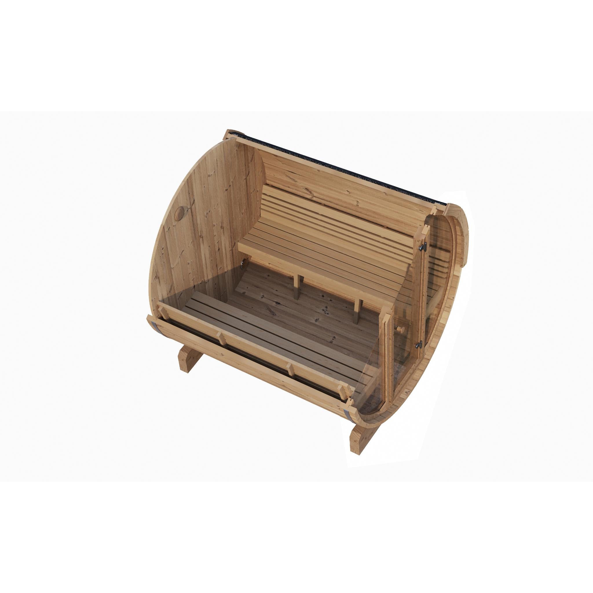 SaunaLife Model E8G Premium Outdoor Sauna | Up to 6 Persons