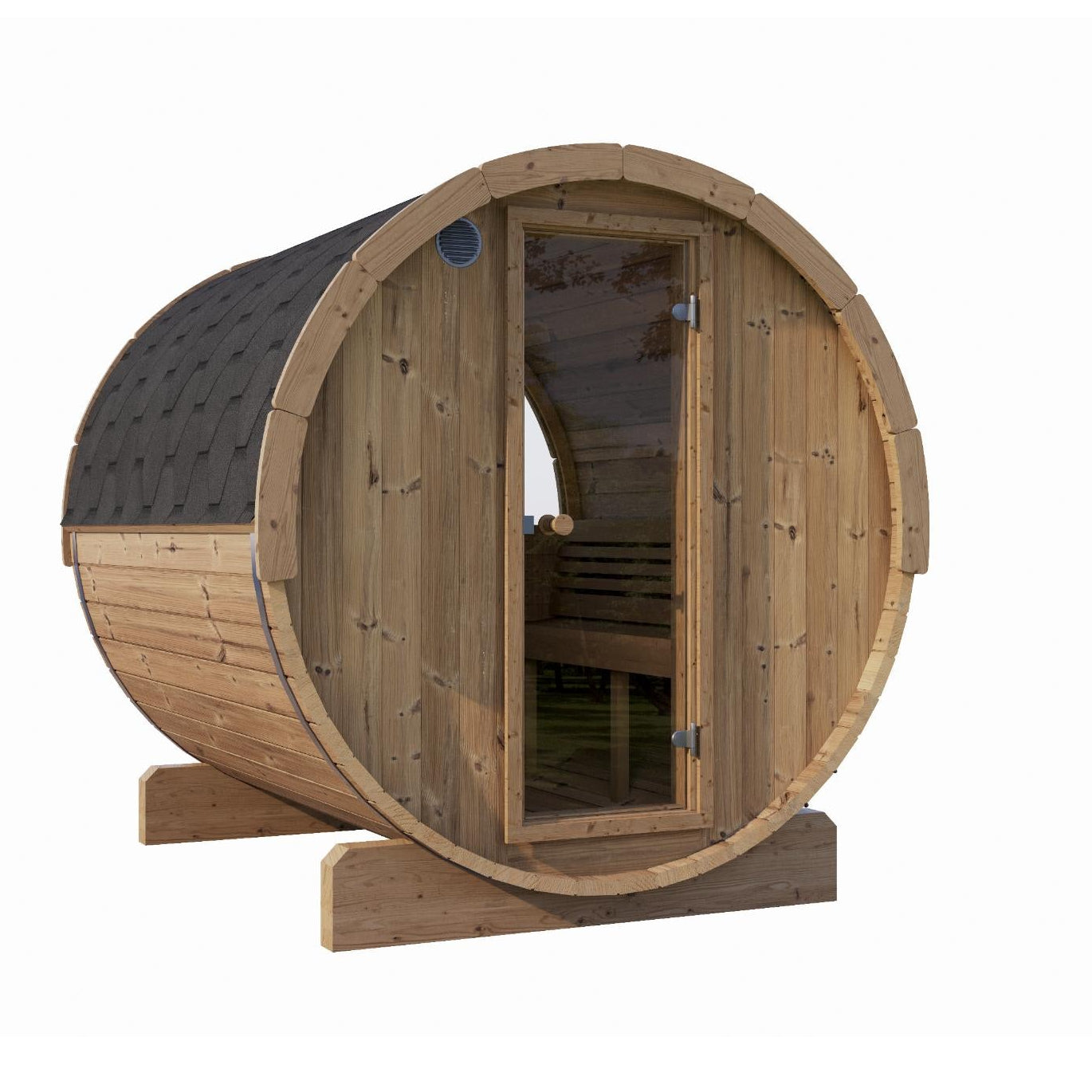 SaunaLife Model E8W Premium Outdoor Sauna | Up to 4 Persons