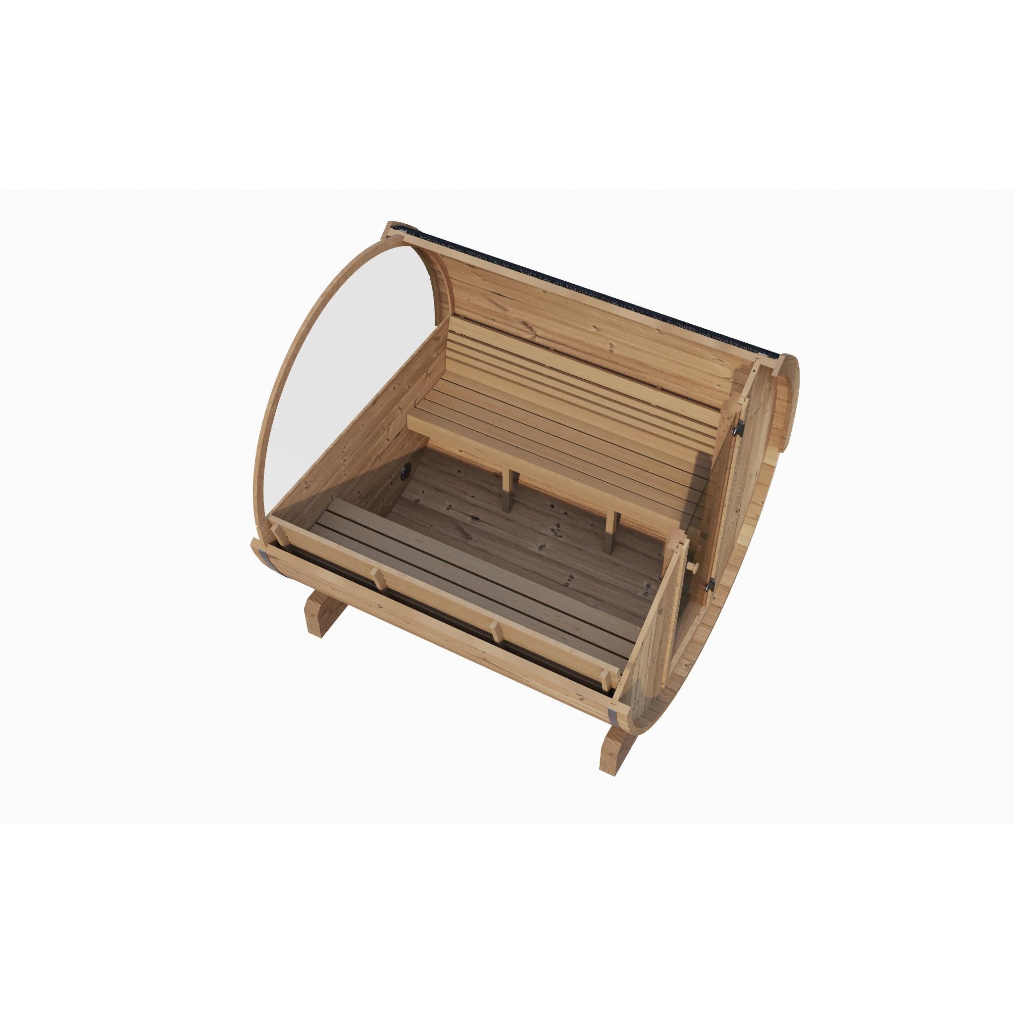 SaunaLife Model E8W Premium Outdoor Sauna | Up to 4 Persons