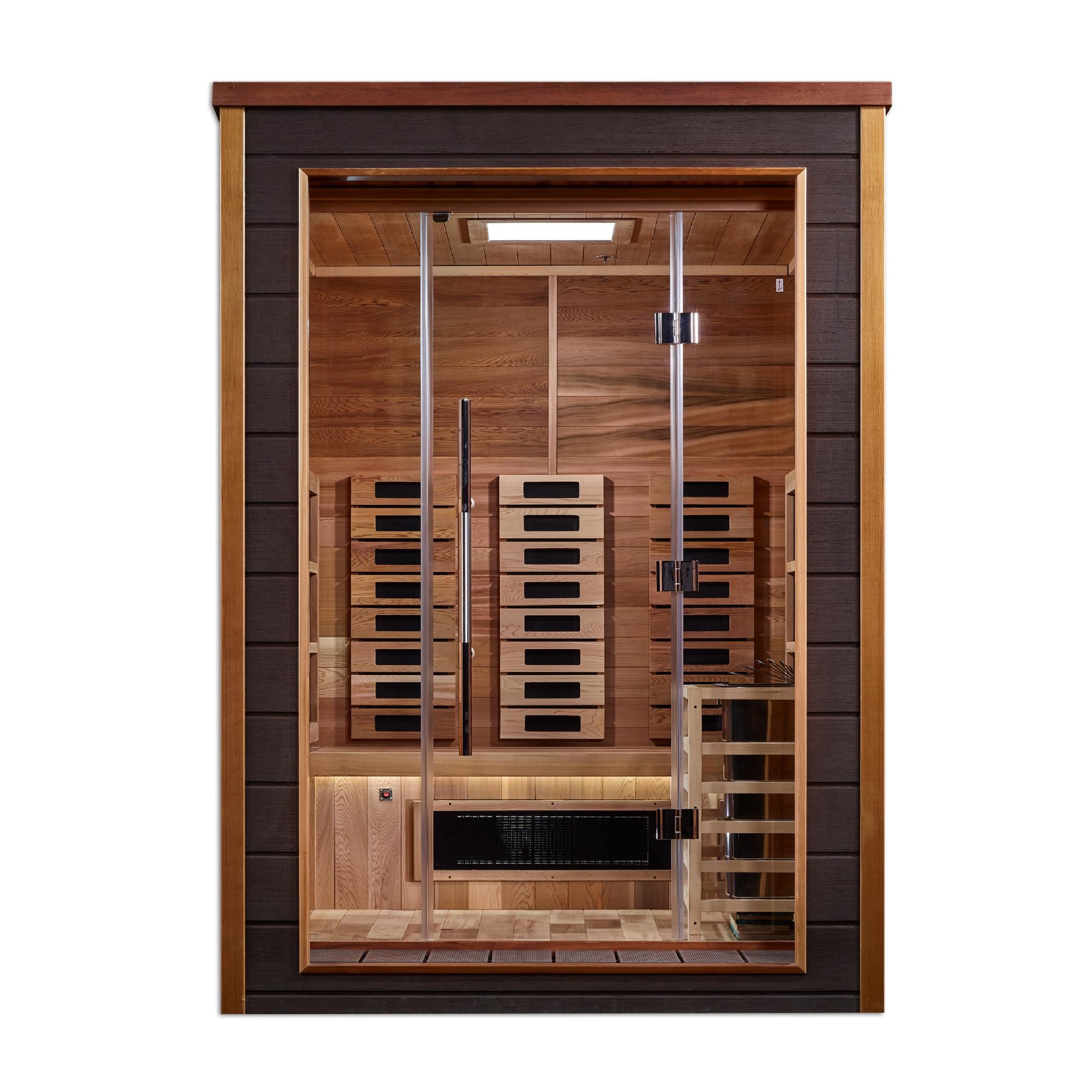 Nora 2 Person Hybrid Outdoor Sauna