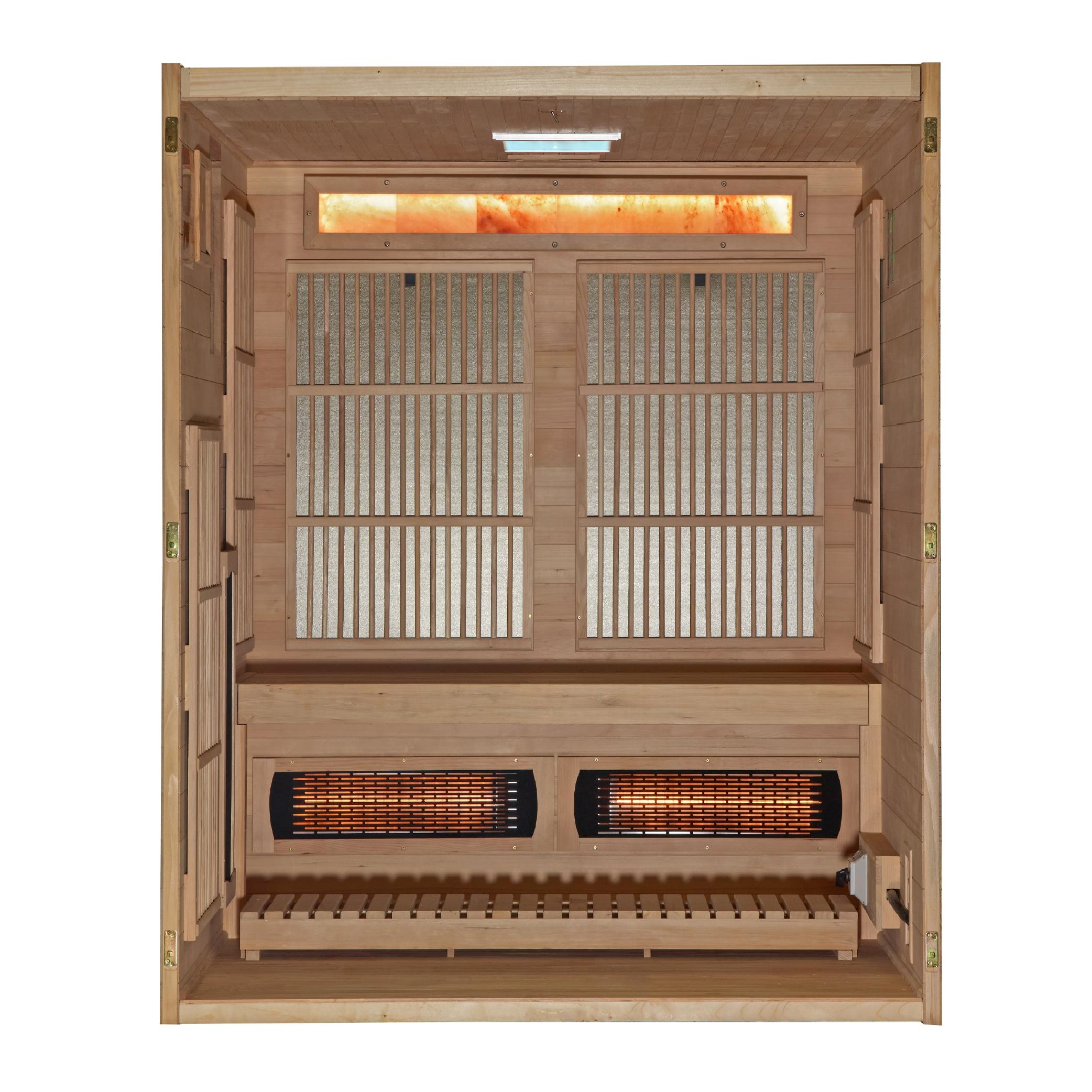 Soria 3 Person Hybrid Full Spectrum Sauna
