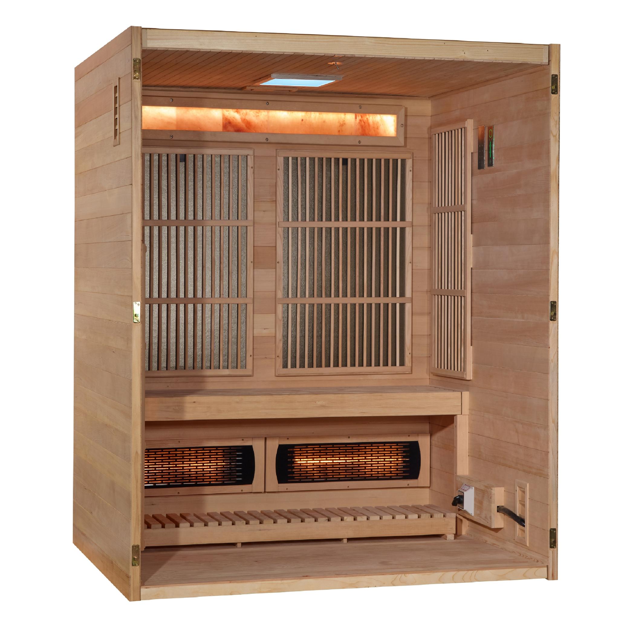 Soria 3 Person Hybrid Full Spectrum Sauna