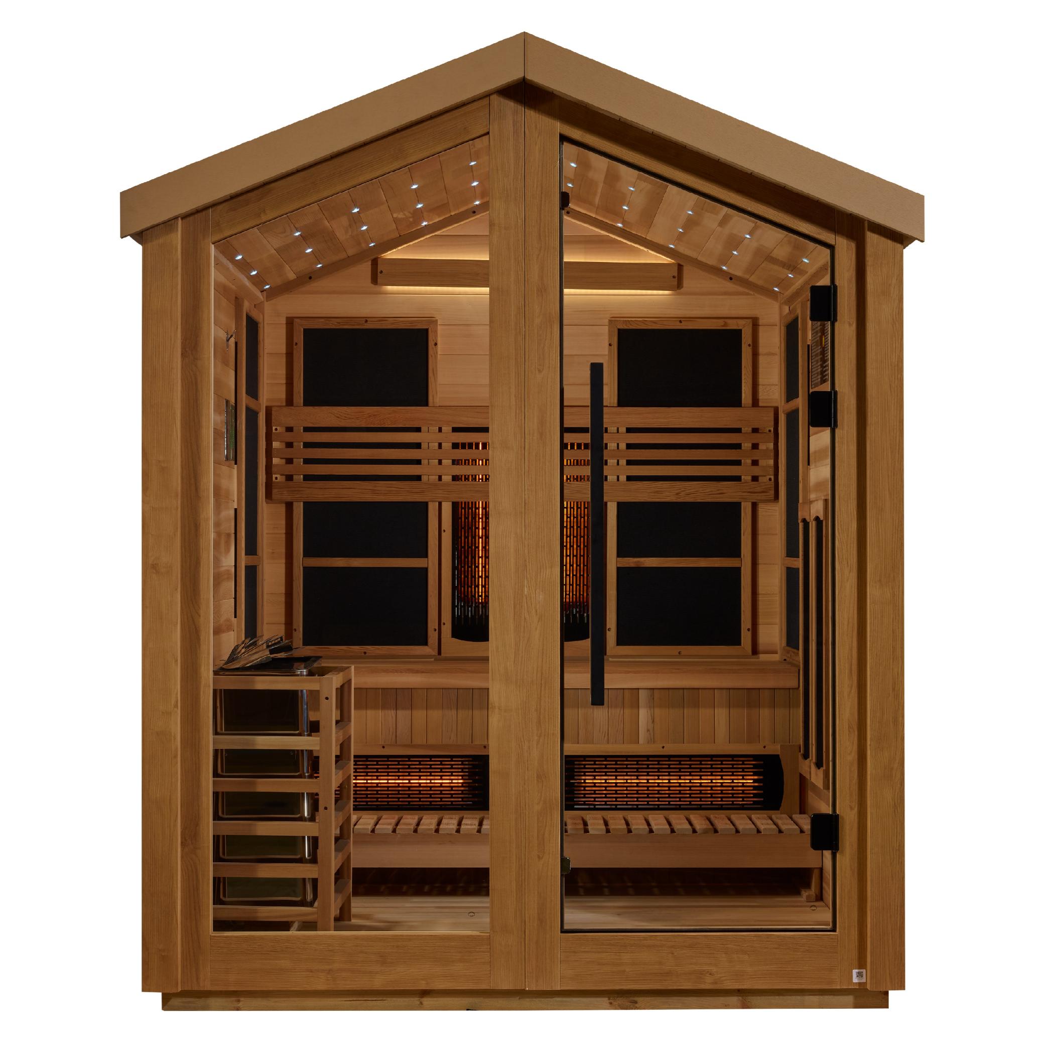 Loviisa 3 Person Hybrid Outdoor Sauna