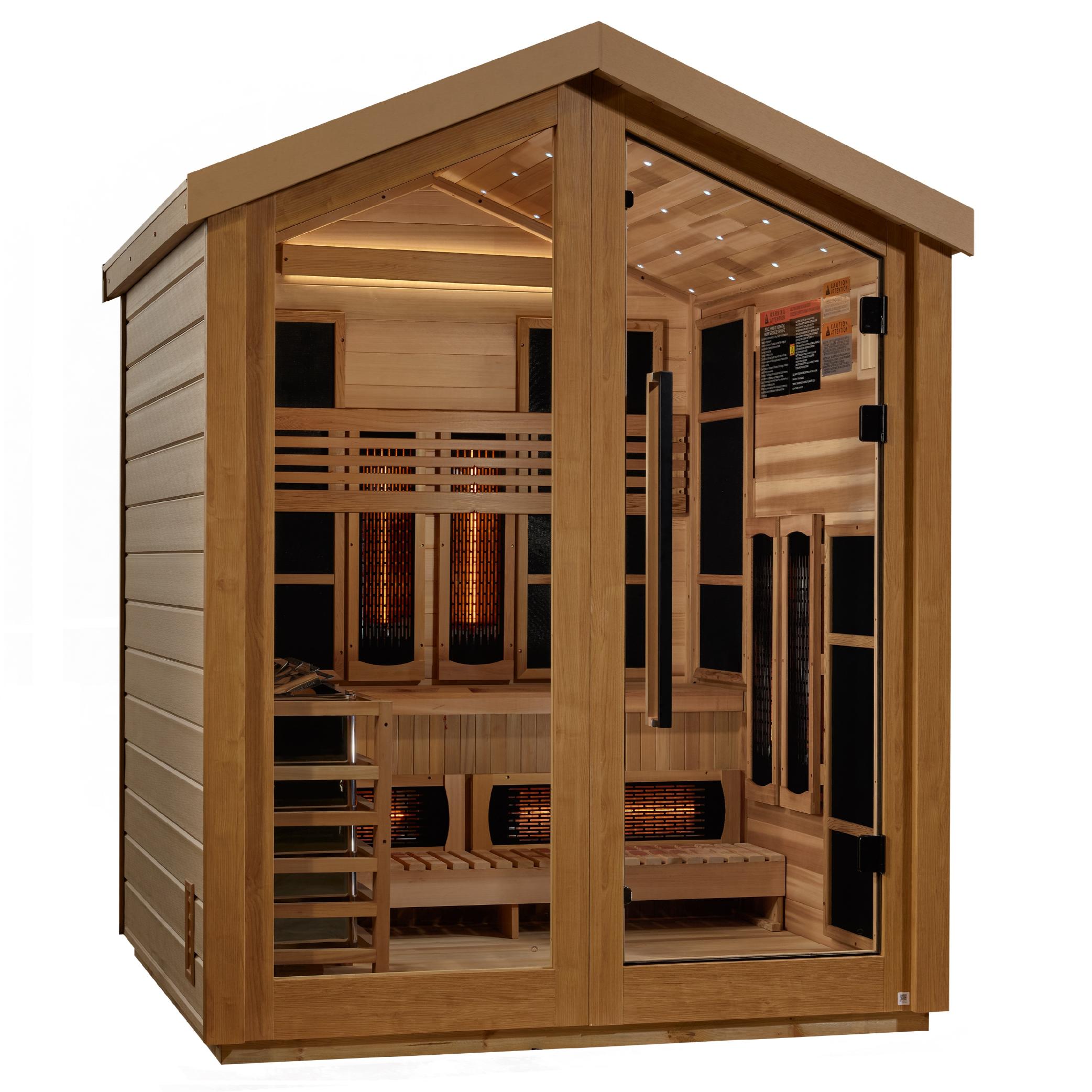 Loviisa 3 Person Hybrid Outdoor Sauna