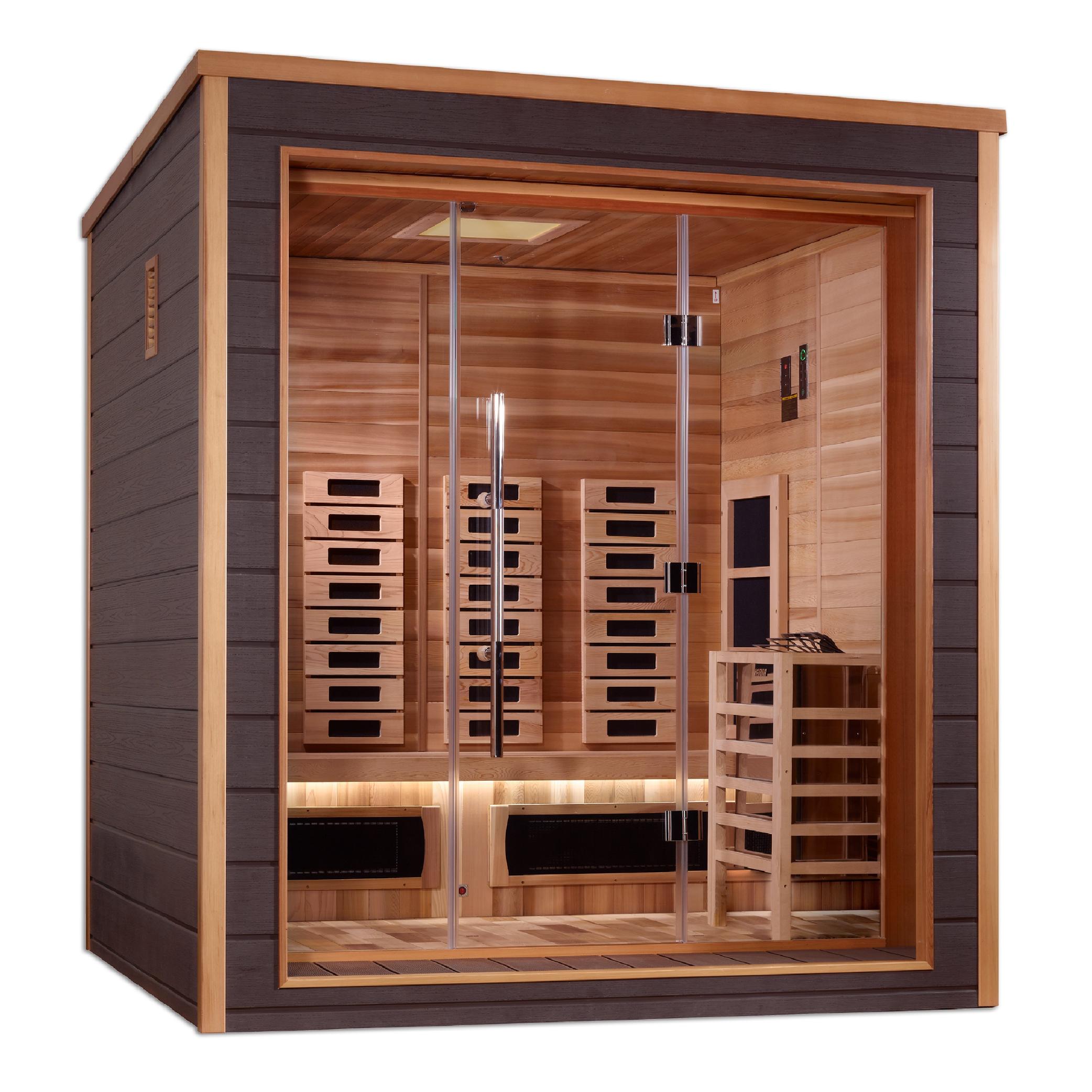 Visby 3 Person Hybrid Outdoor Sauna