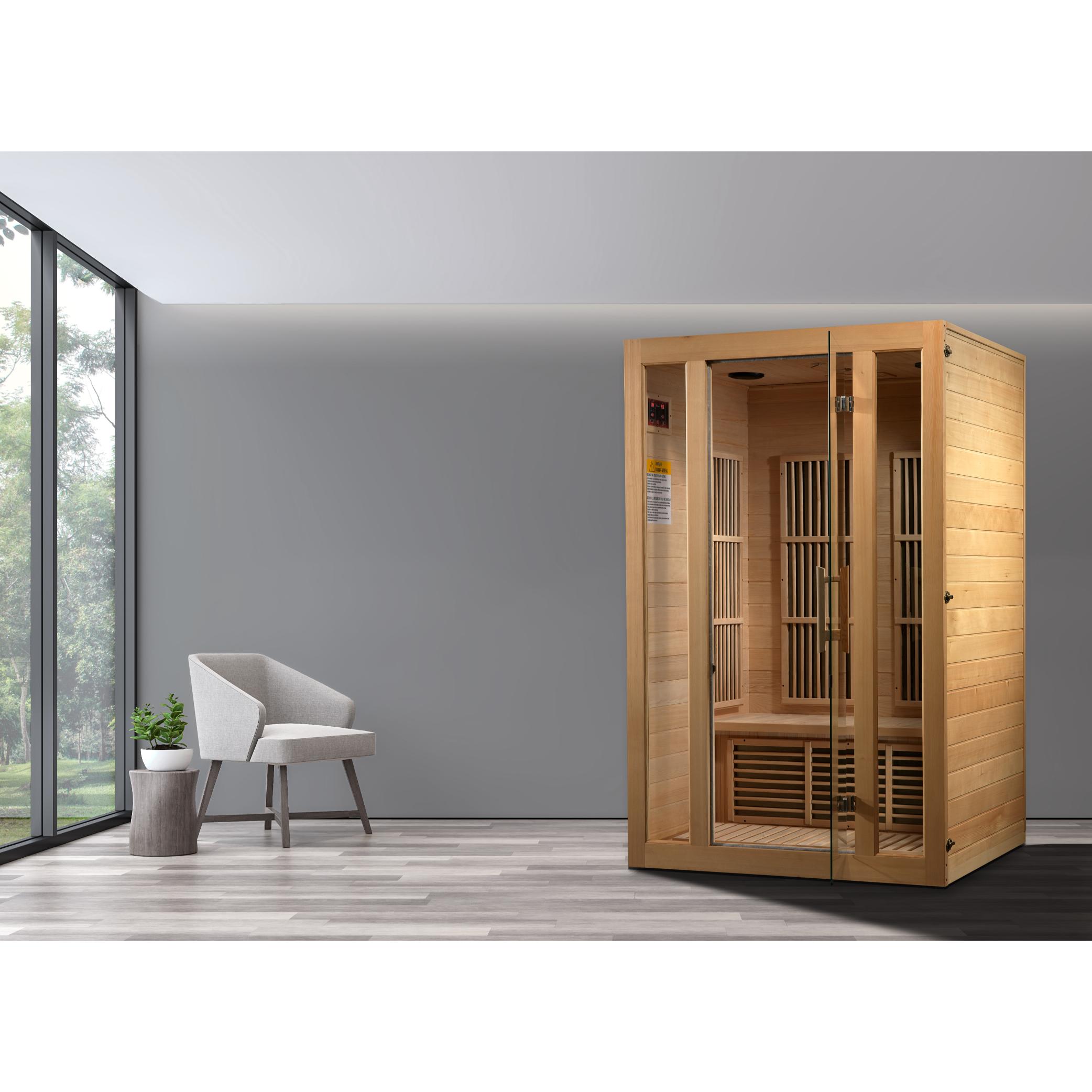 Seattle 2-Person Low EMF FAR Infrared Sauna
