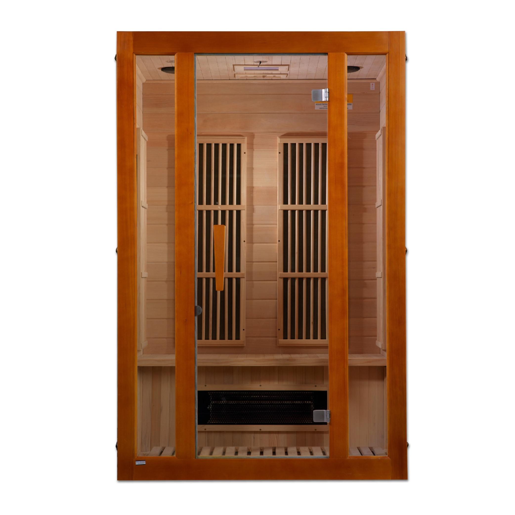 Aspen Dual Tech 2-Person Low EMF FAR Infrared Sauna
