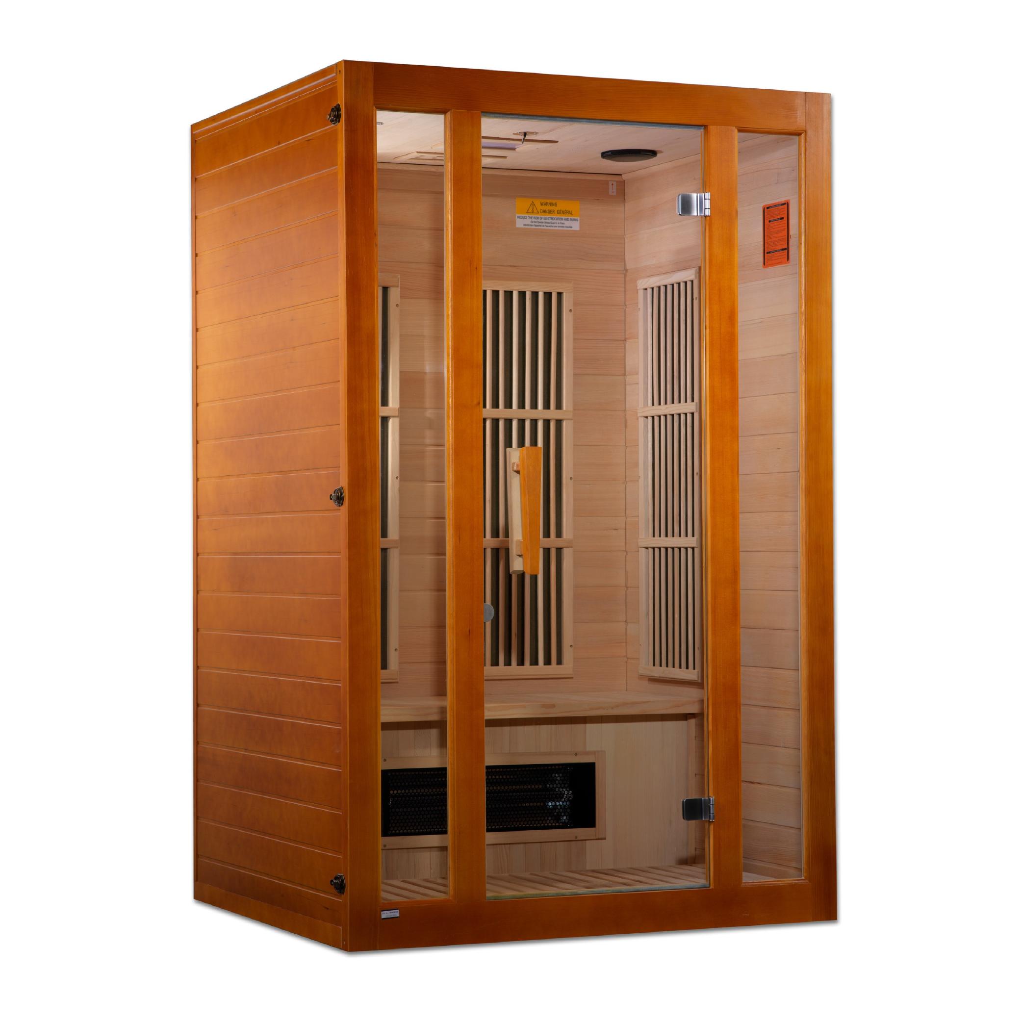 Aspen Dual Tech 2-Person Low EMF FAR Infrared Sauna
