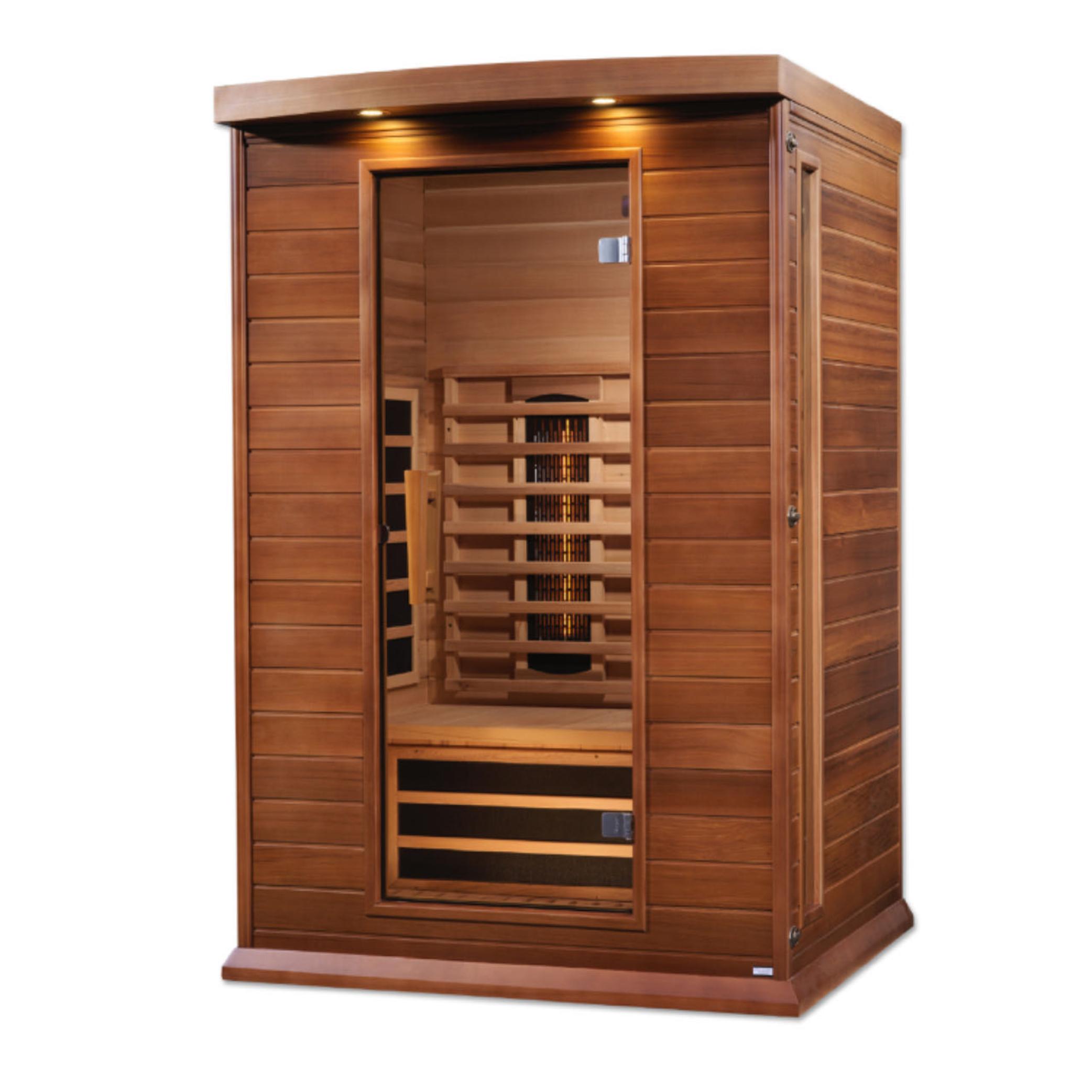 2-Person Full Spectrum Near Zero EMF FAR Infrared Sauna