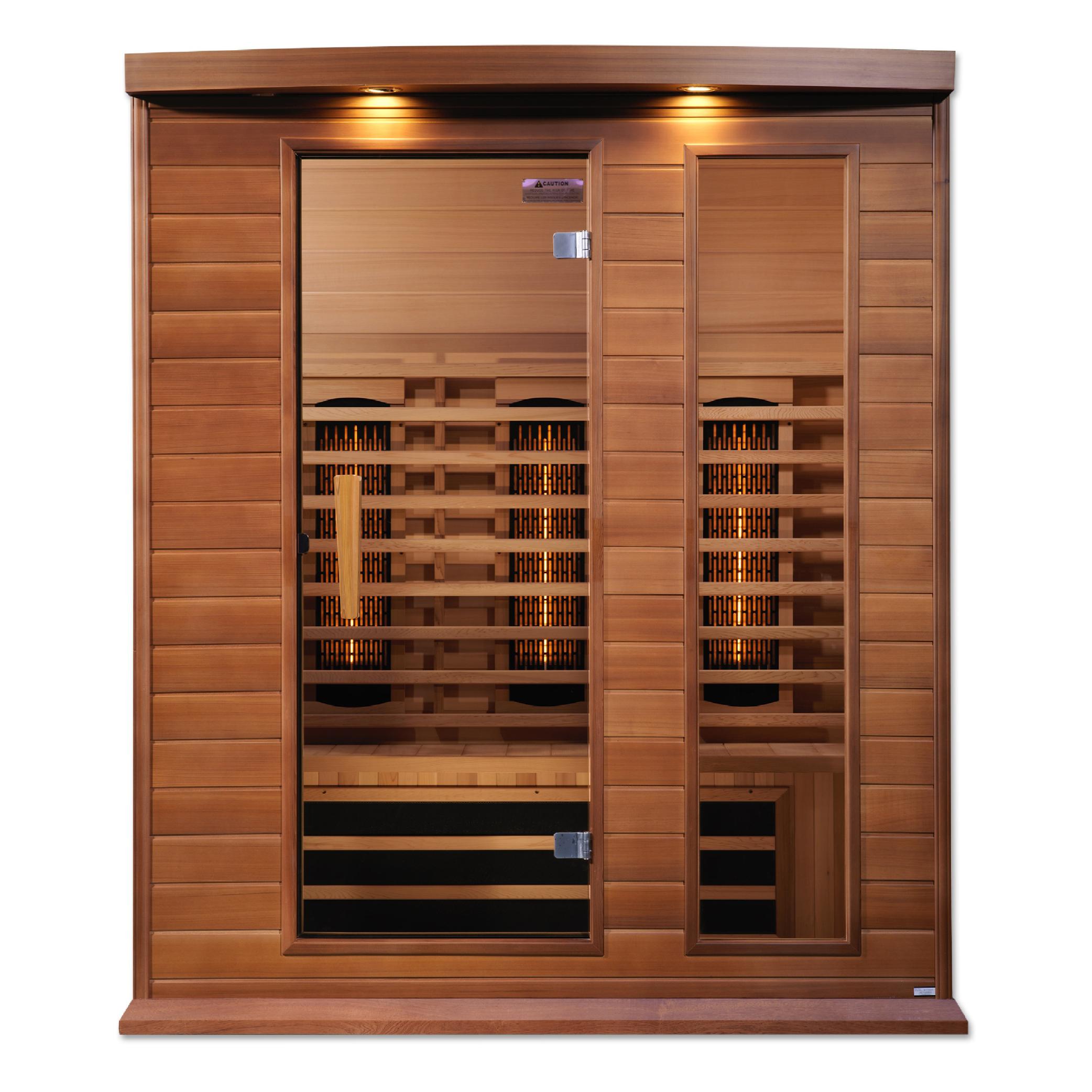 3-Person Full Spectrum Near Zero EMF FAR Infrared Sauna