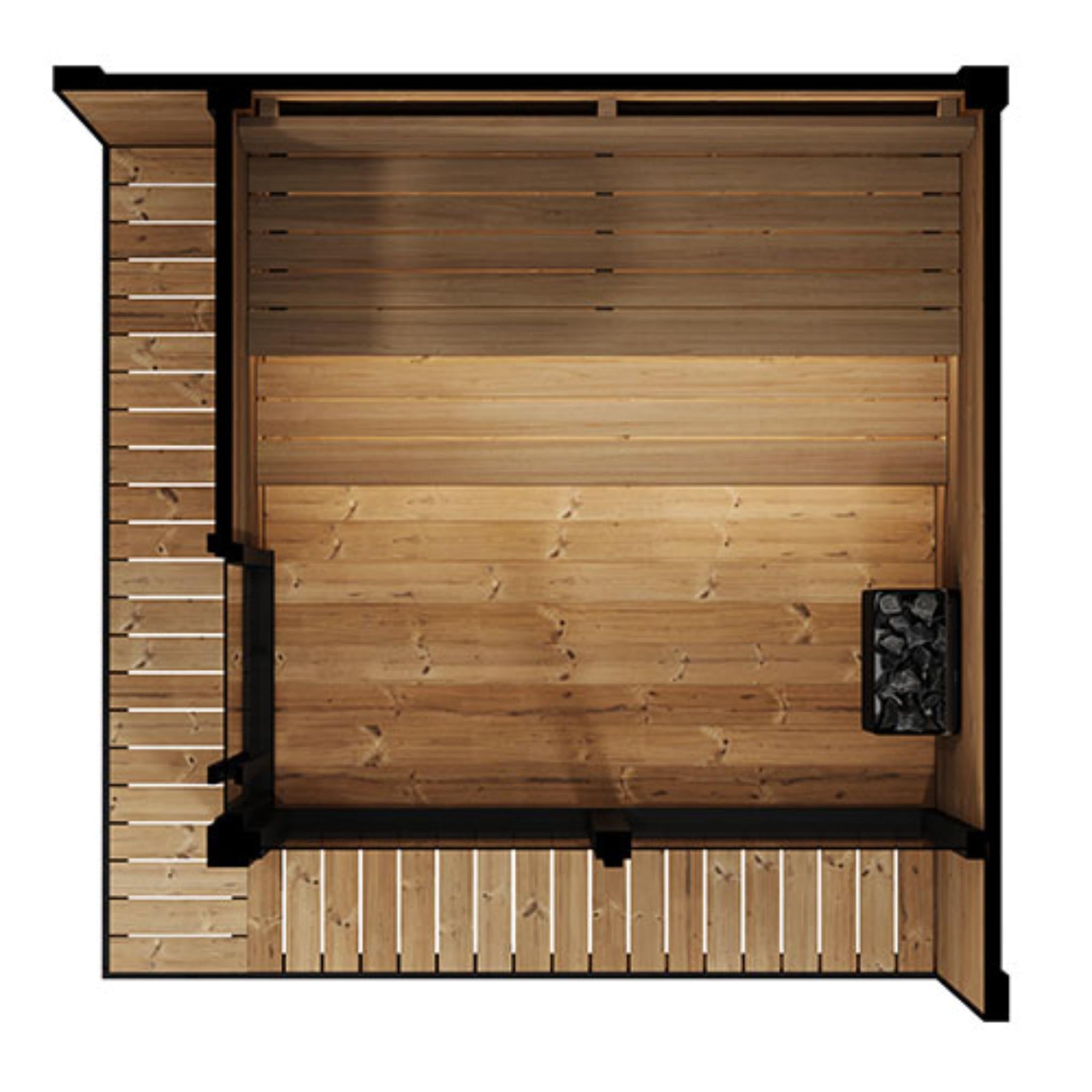 SaunaLife Model GL6 Premium Outdoor Sauna | Up to 5 Persons