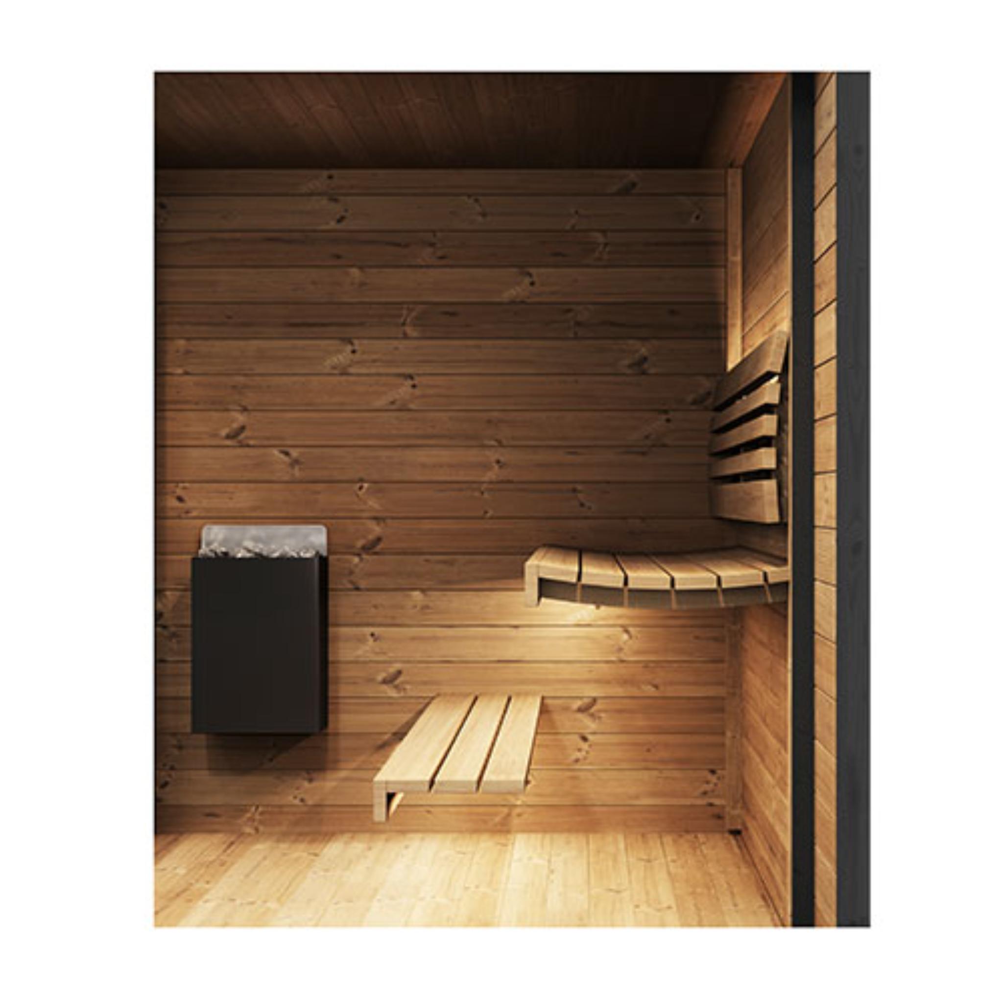 SaunaLife Model GL6 Premium Outdoor Sauna | Up to 5 Persons
