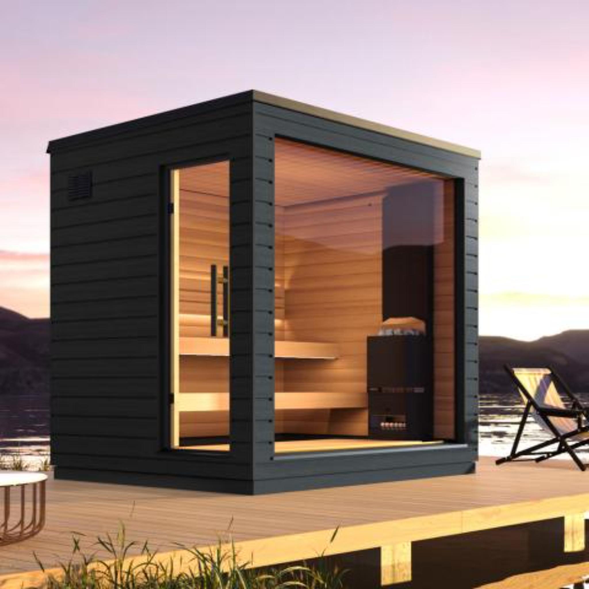 SaunaLife Model G6 Premium Outdoor Sauna | Up to 5 Persons