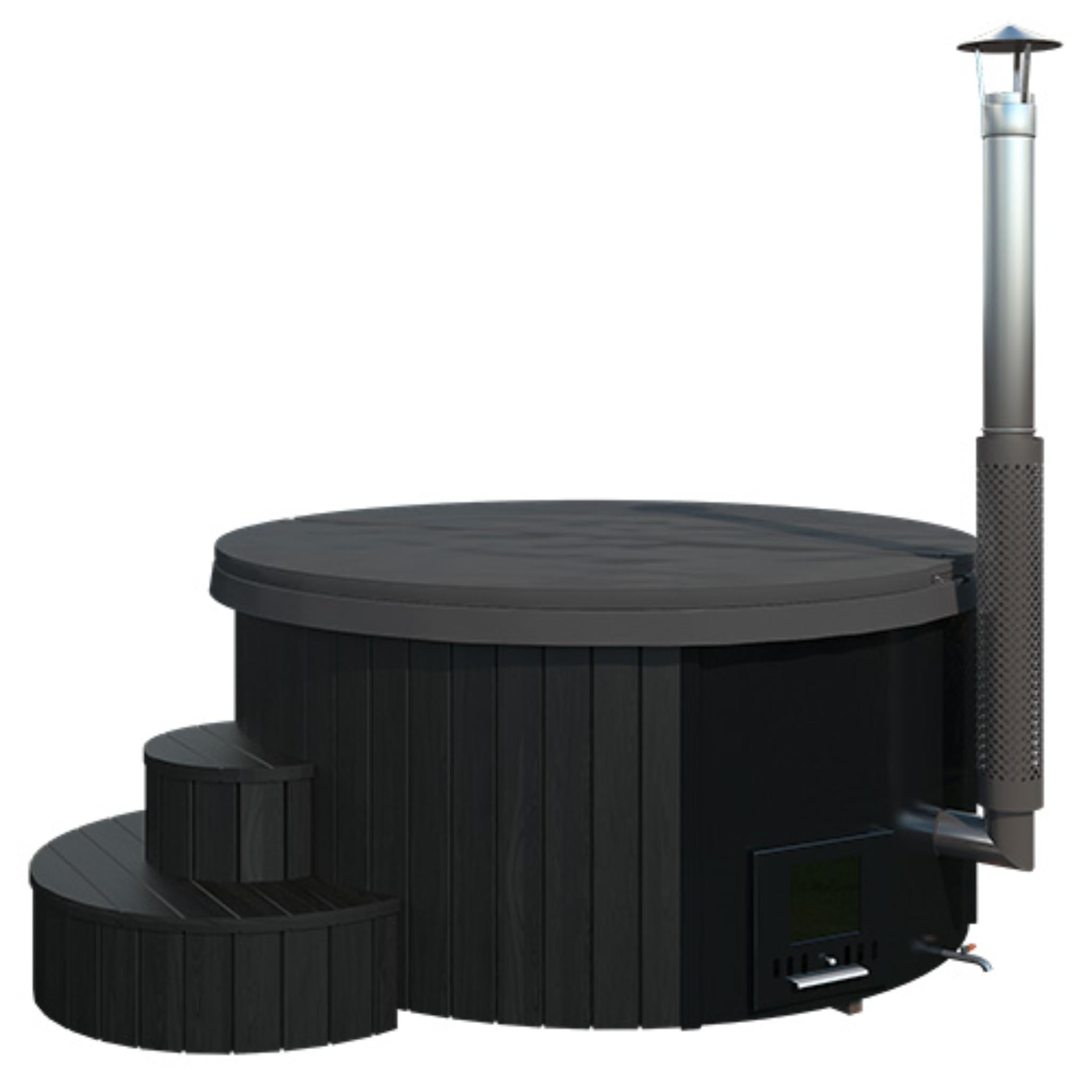 SaunaLife Model S4B Premium Wood Burning Hot Tub | Up to 6 Persons