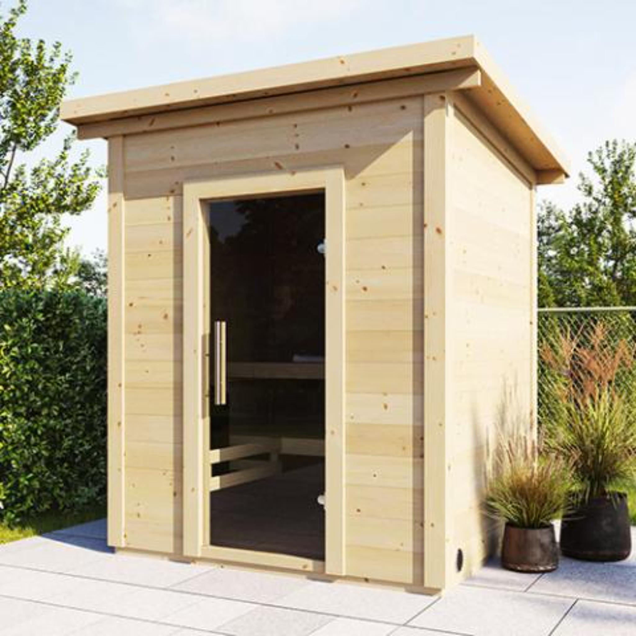 SaunaLife Model G2 Premium Outdoor Sauna | Up to 4 Persons