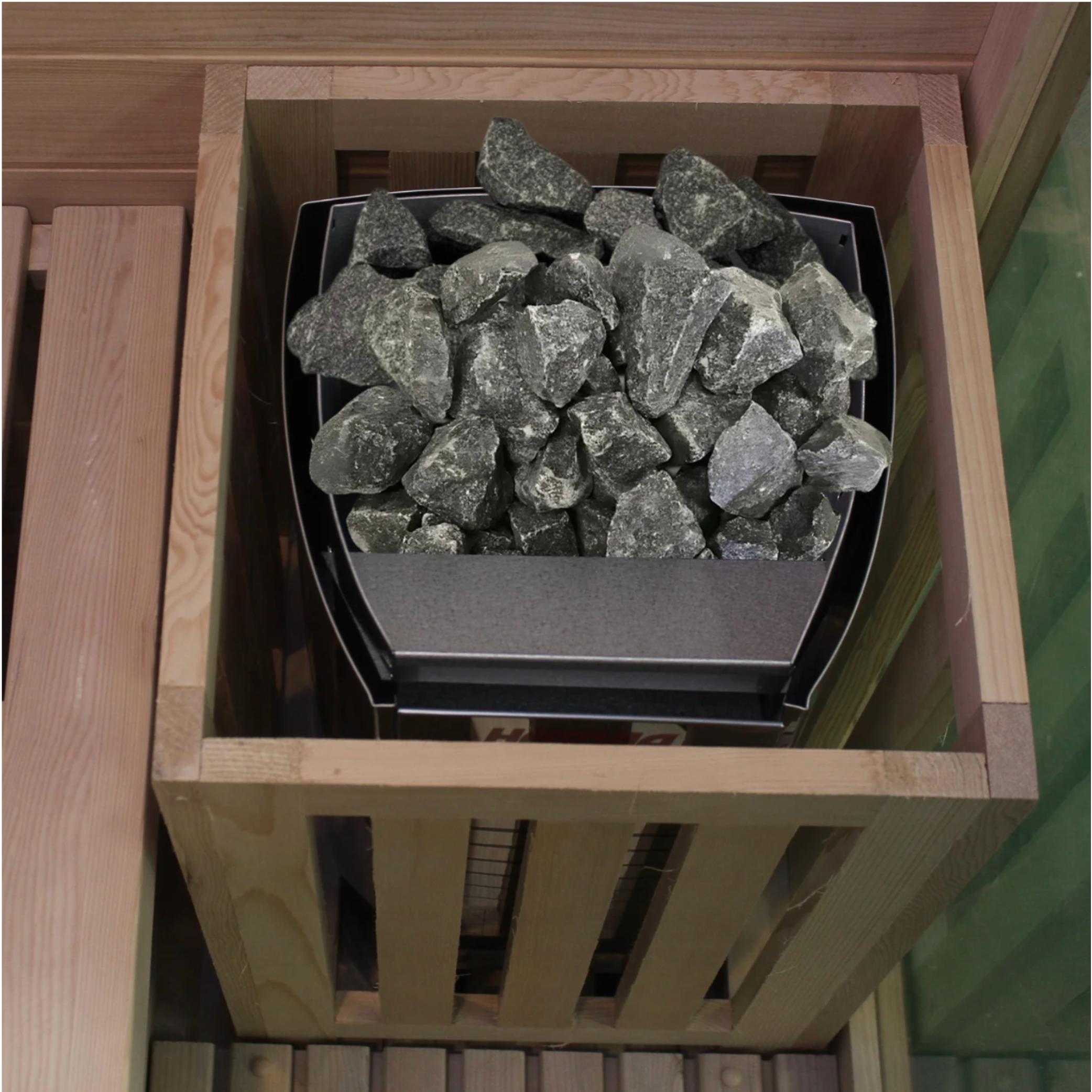 2 Person Traditional Sauna & Acrylic Plunge