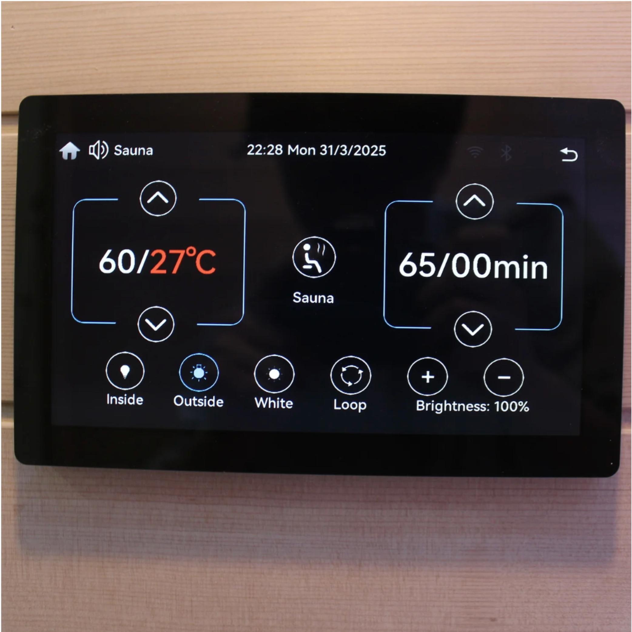 2 Person Traditional Sauna & Acrylic Plunge