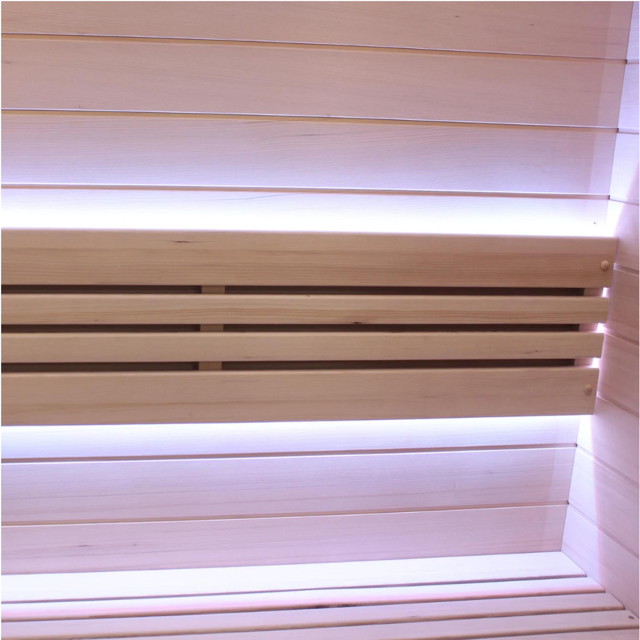 2 Person Traditional Sauna & Acrylic Plunge