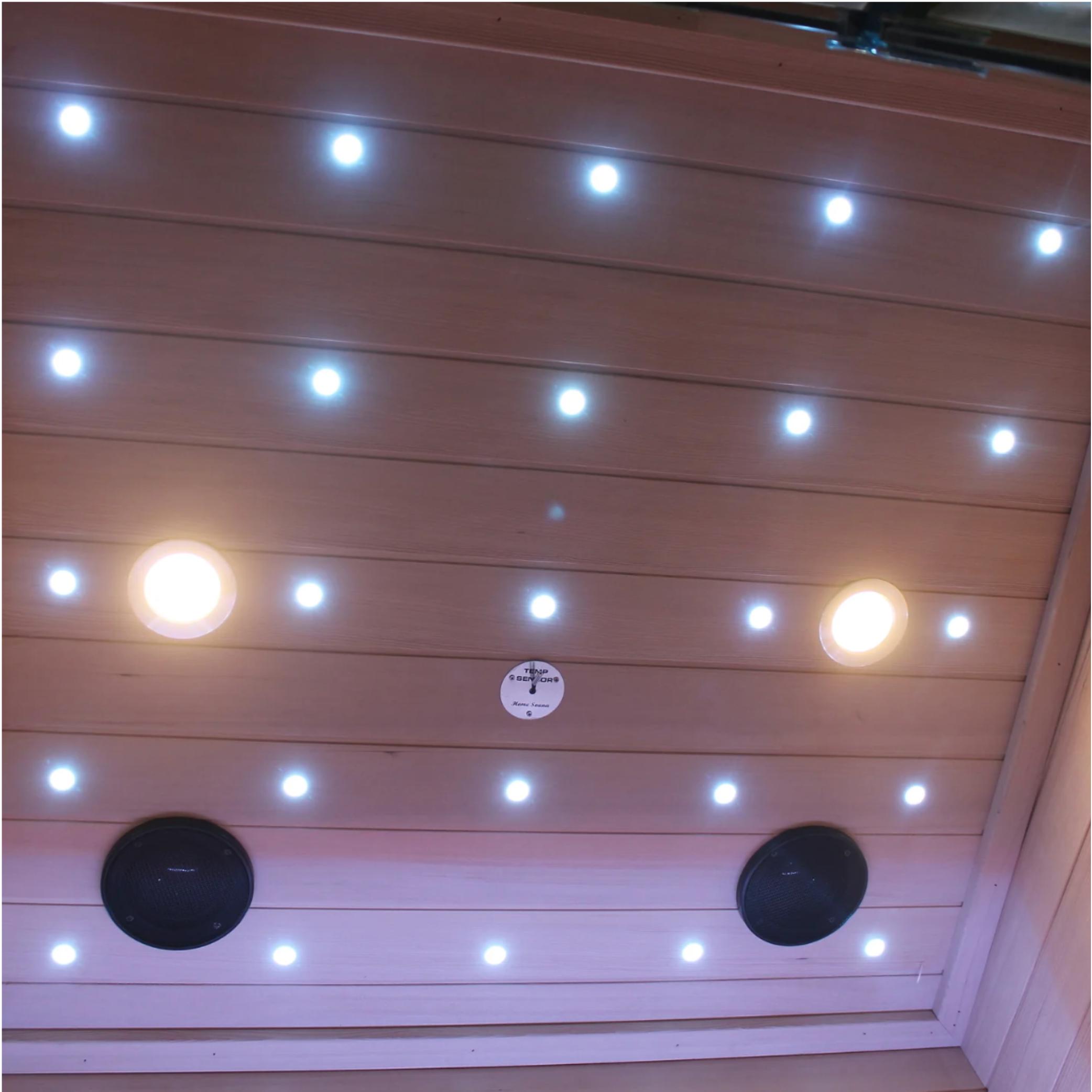 2 Person Traditional Sauna & Acrylic Plunge