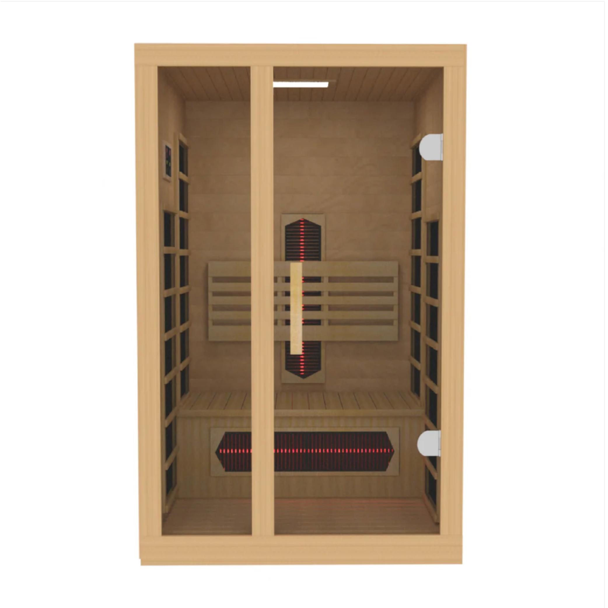 Gracia 1-2-Person Full Spectrum Near Zero EMF FAR Infrared Sauna