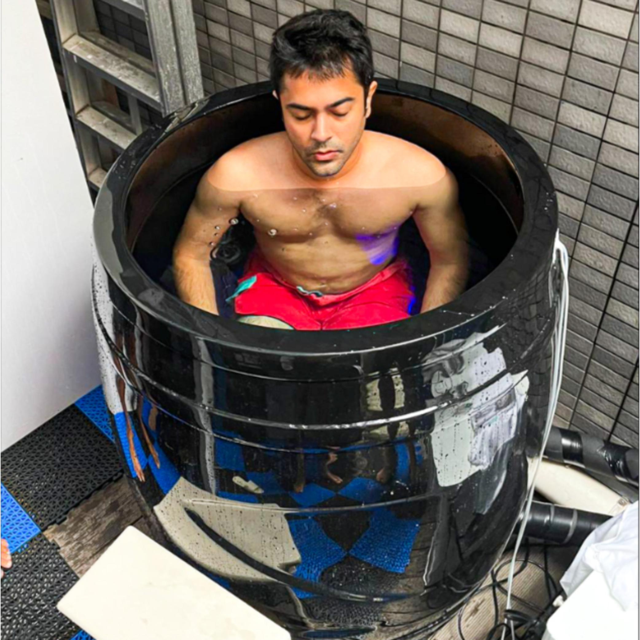 Cold Plunge Barrel with Chiller