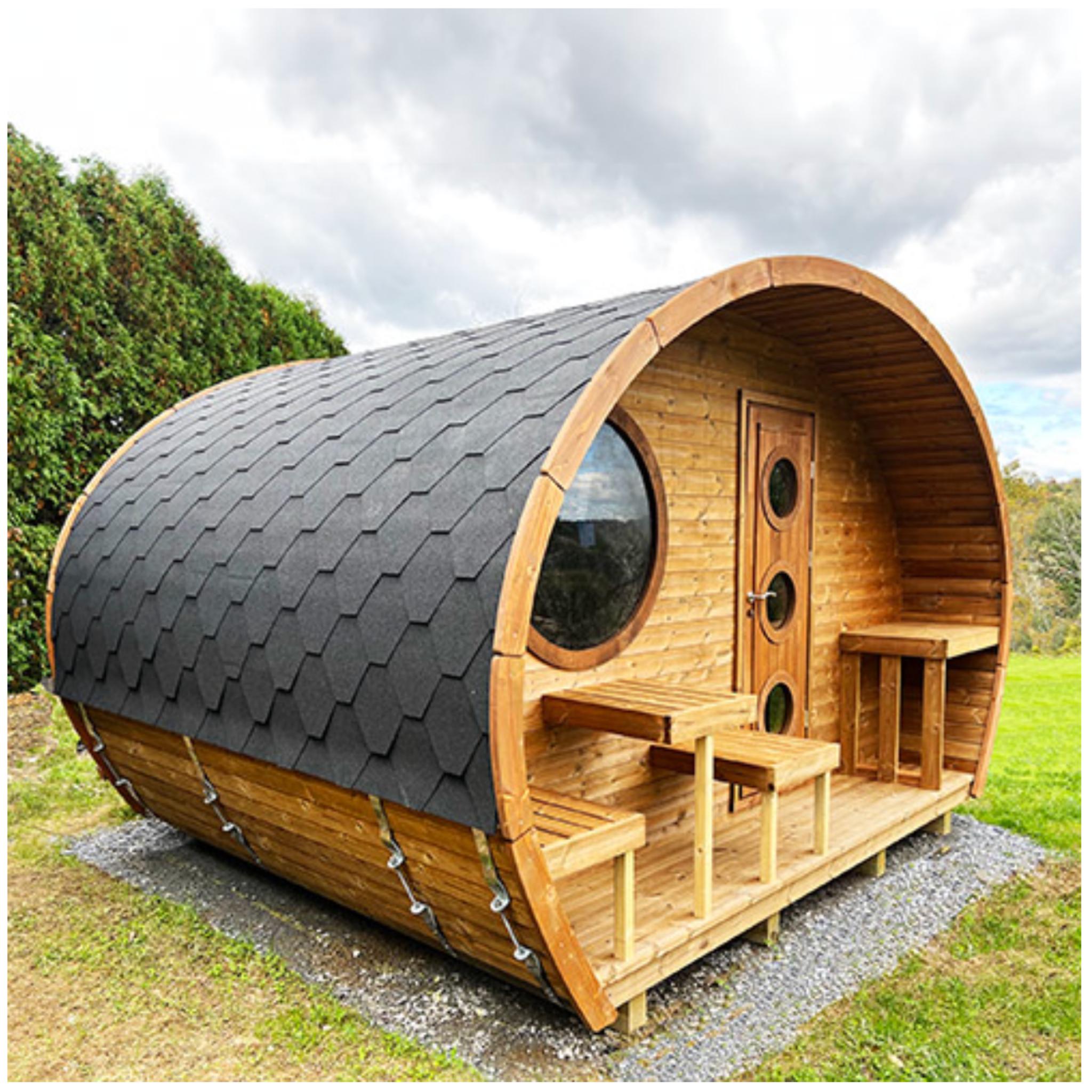 SaunaLife Model G11 Premium Outdoor Sauna | Up to 8 Persons