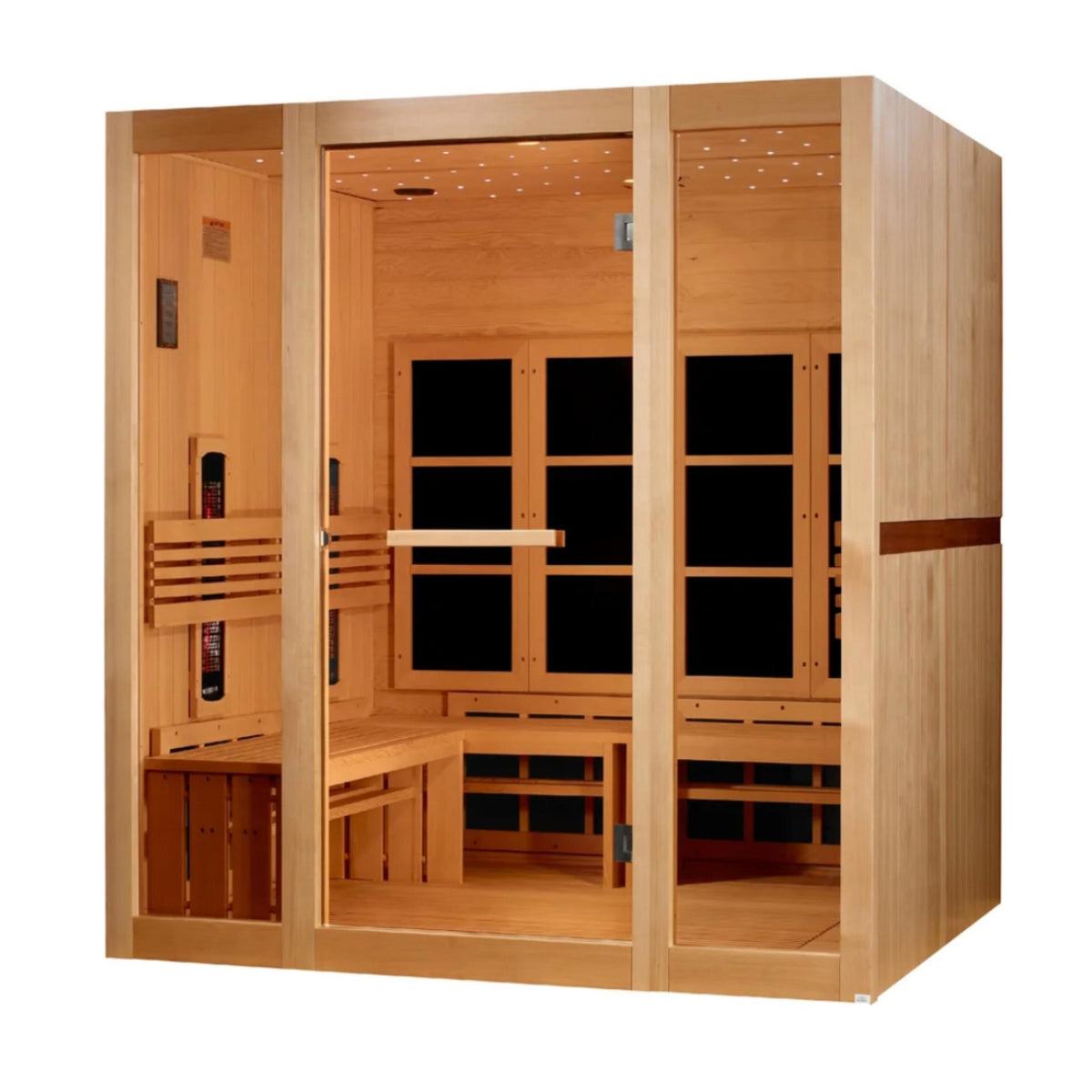 Golden Designs | Full Spectrum Near Zero EMF FAR IR Sauna | 8-Person