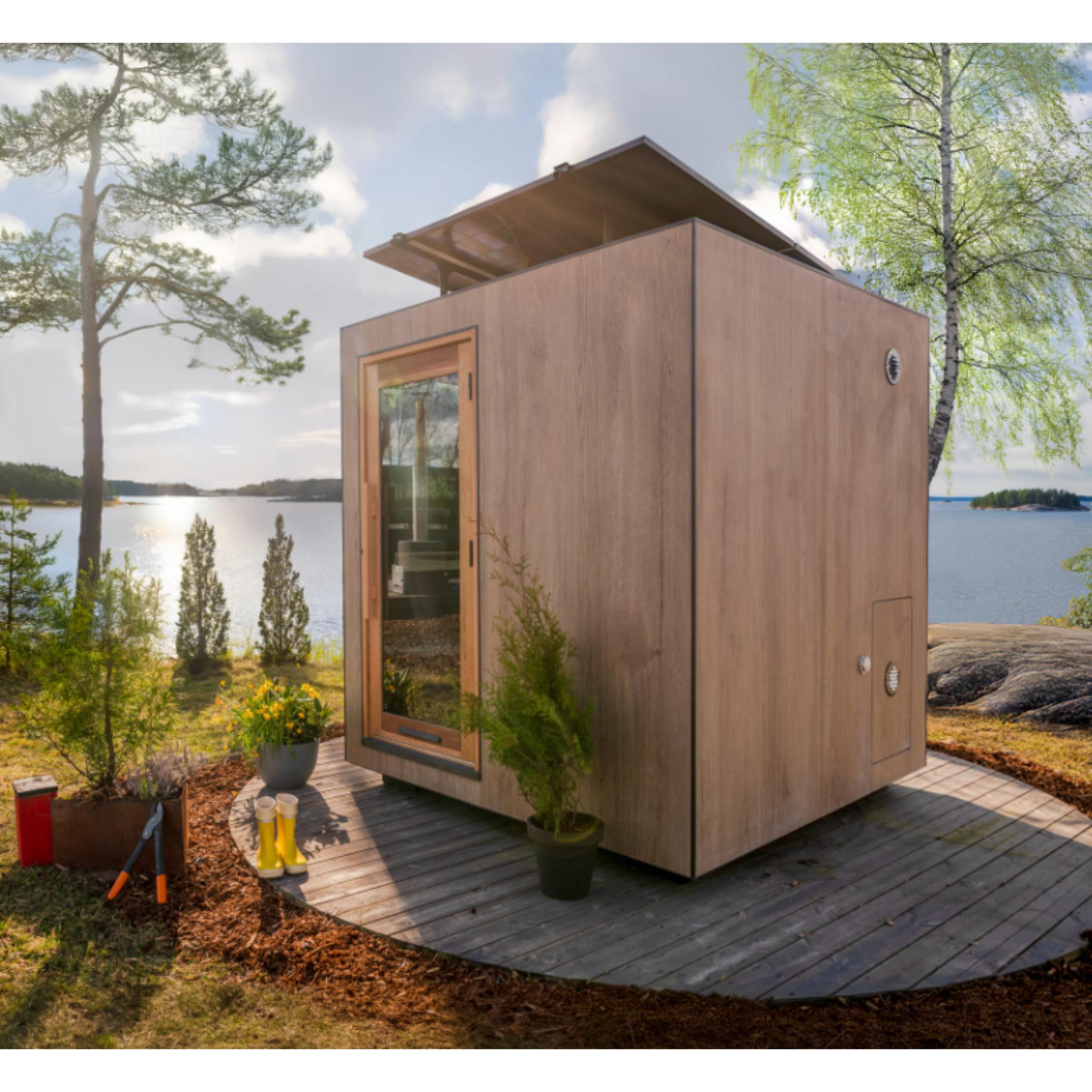Thermasol Solaris Solar-Powered Outdoor Sauna | Sustainable Wellness