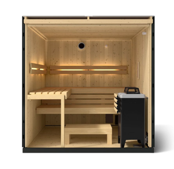 Kohler C1 Indoor Sauna Graphite Grey | Uo to 5-Person Home Sauna Kit