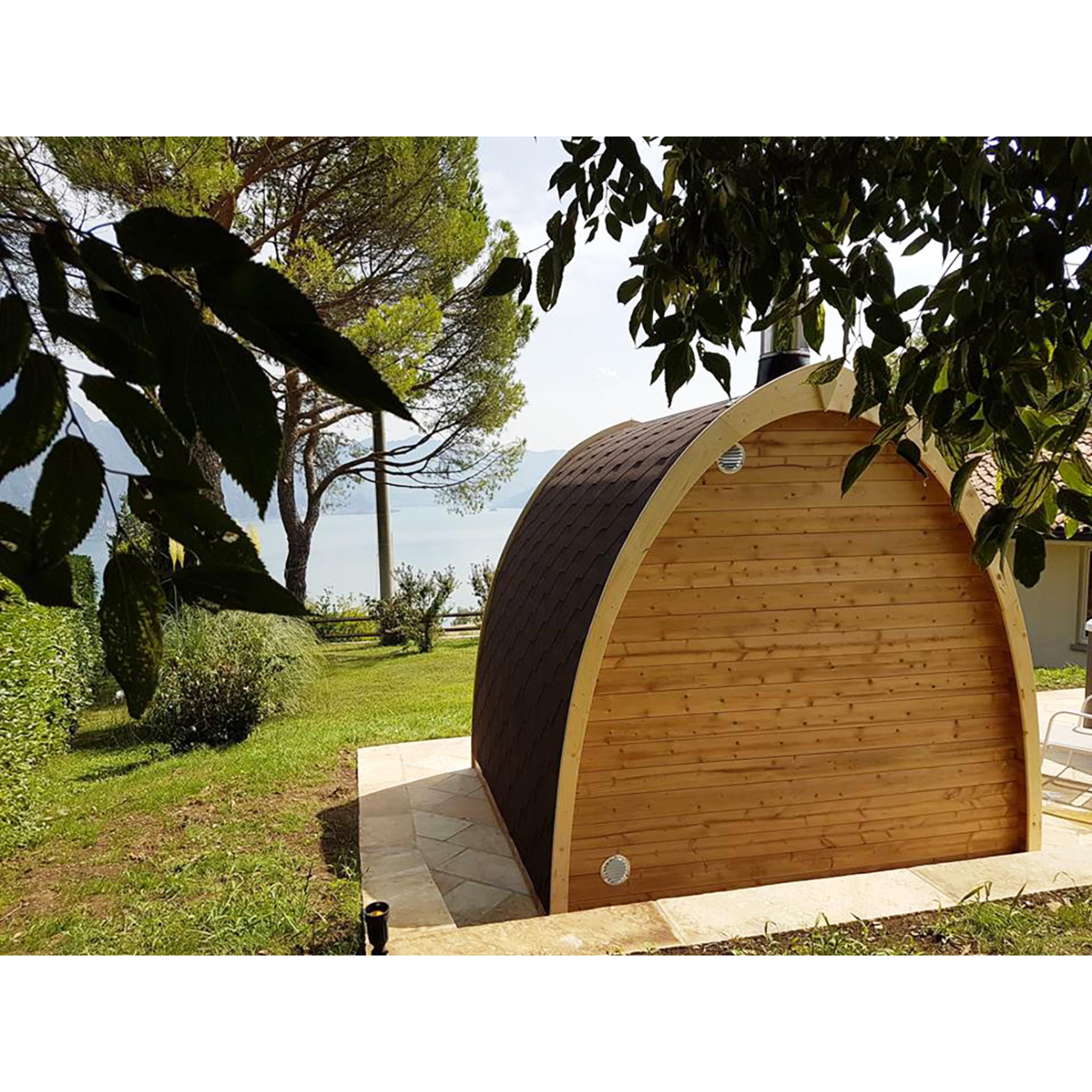 SaunaLife Model G3 Premium Outdoor Sauna | 4 Persons