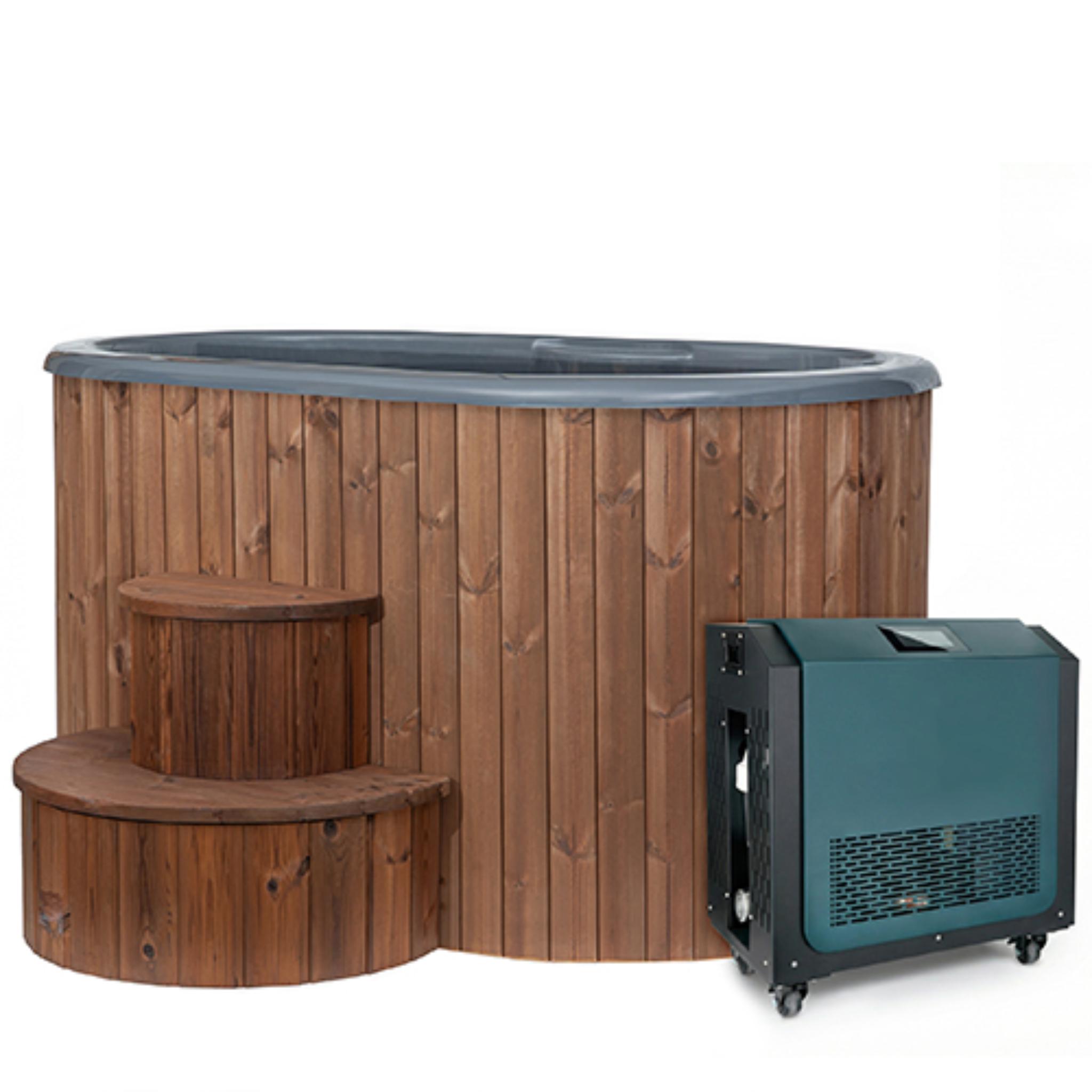 SaunaLife Model S2NC Premium Hot/Cold Immersion Tub | 2 Persons