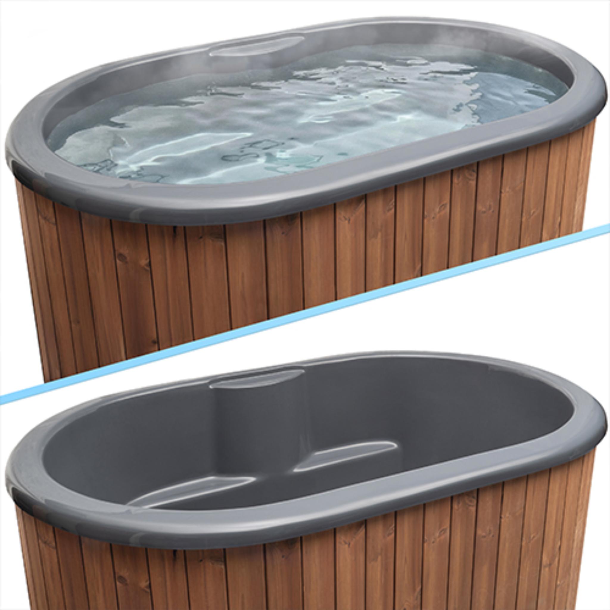 SaunaLife Model S2NC Premium Hot/Cold Immersion Tub | 2 Persons