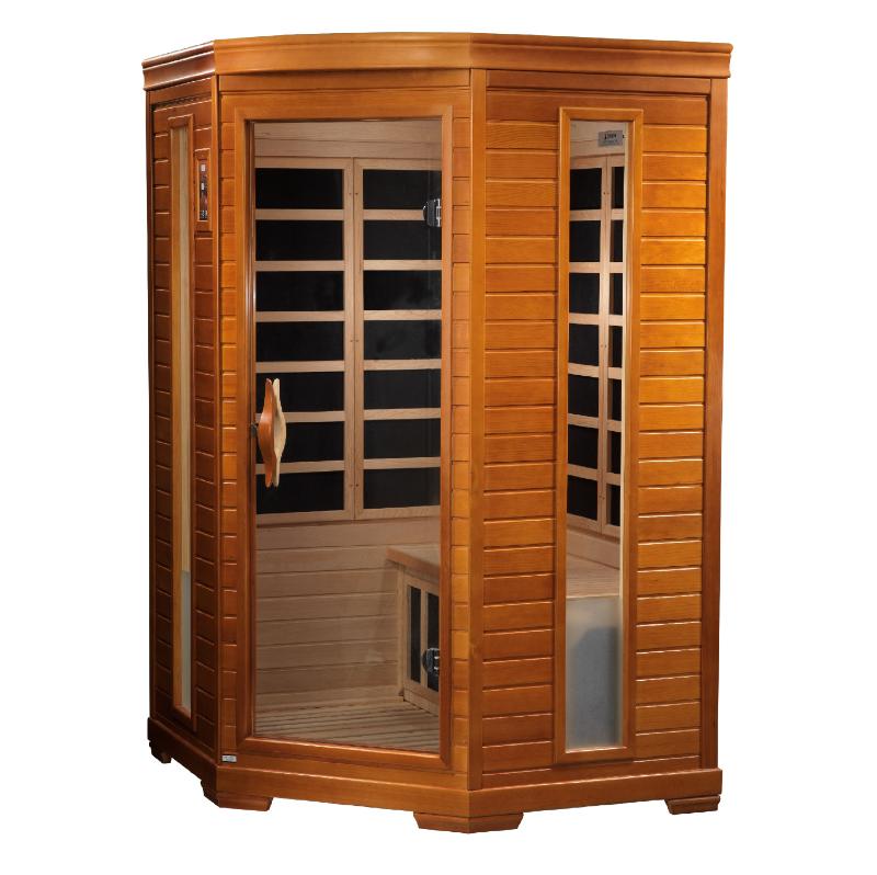 Heming Elite 2-person Corner Ultra Low EMF FAR Infrared Sauna
