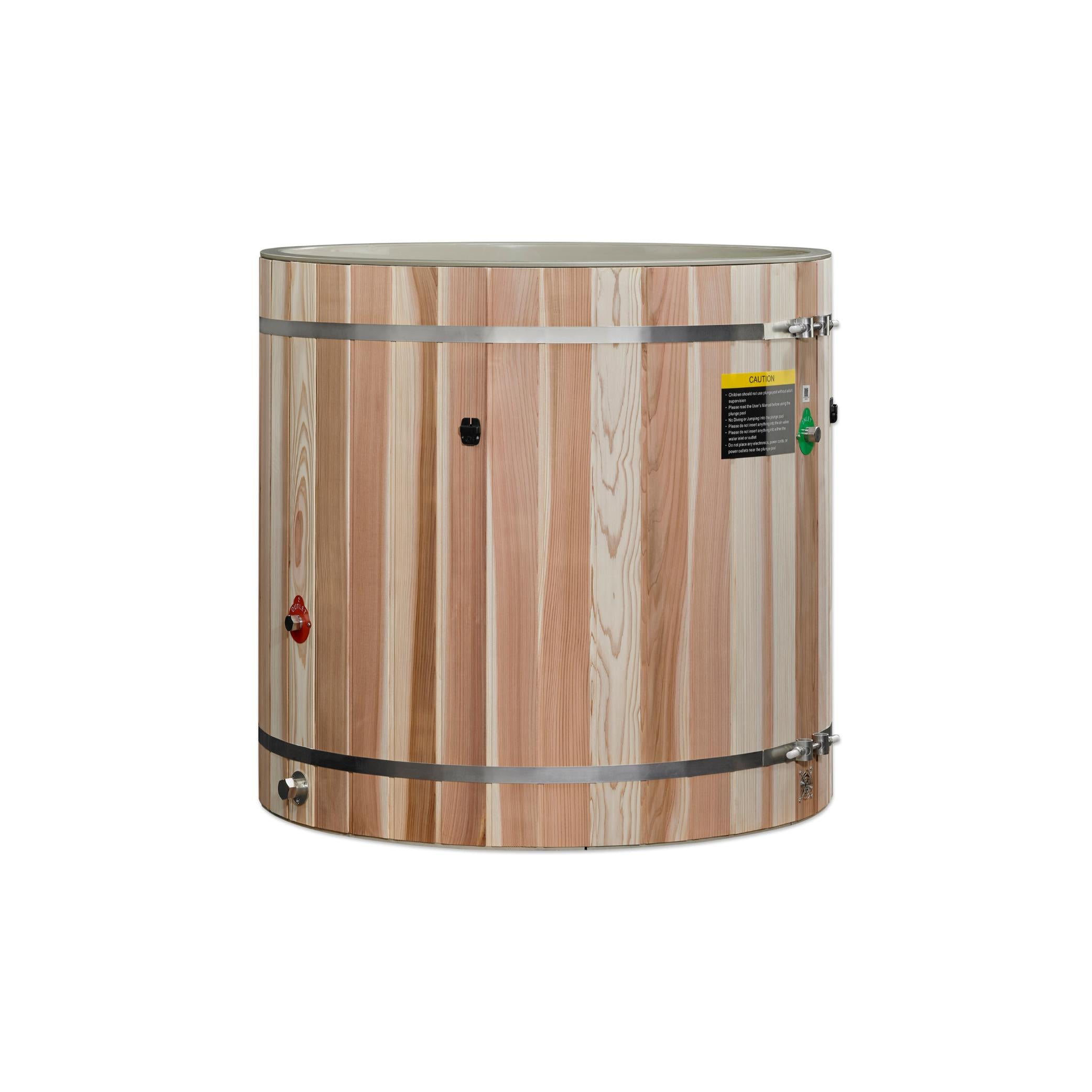 PVC Barrel Cold Plunge