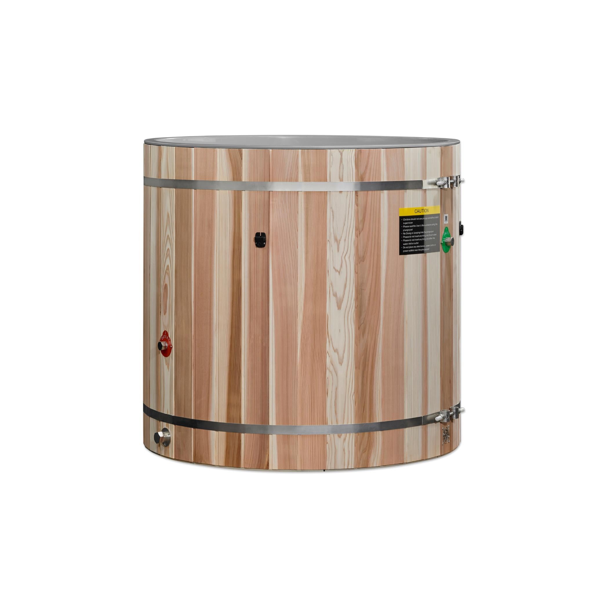 PVC Barrel Cold Plunge