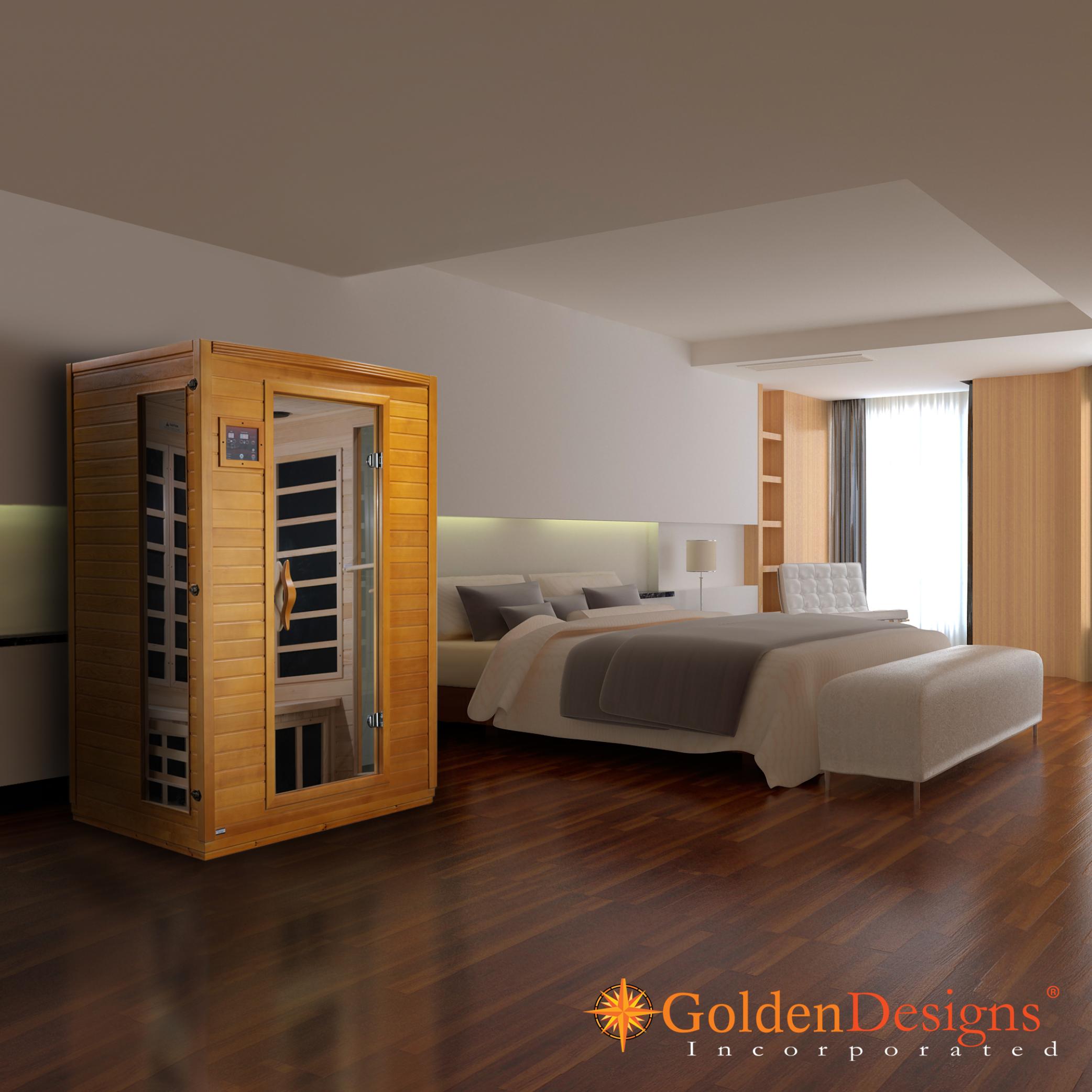 Versailles Elite 2-person Ultra Low EMF FAR Infrared Sauna